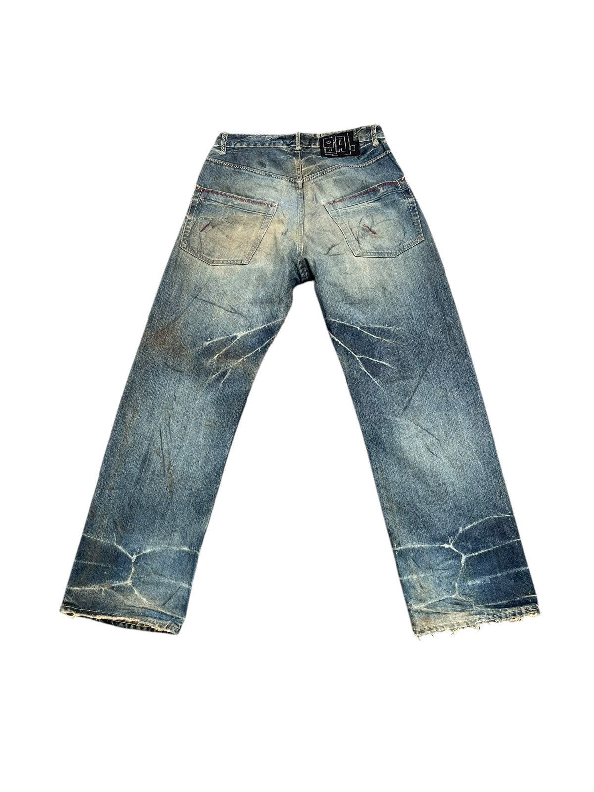 BAL × Japanese Brand Vintage Bal Denim Faded & Distresed Size US 31 - 8 Thumbnail
