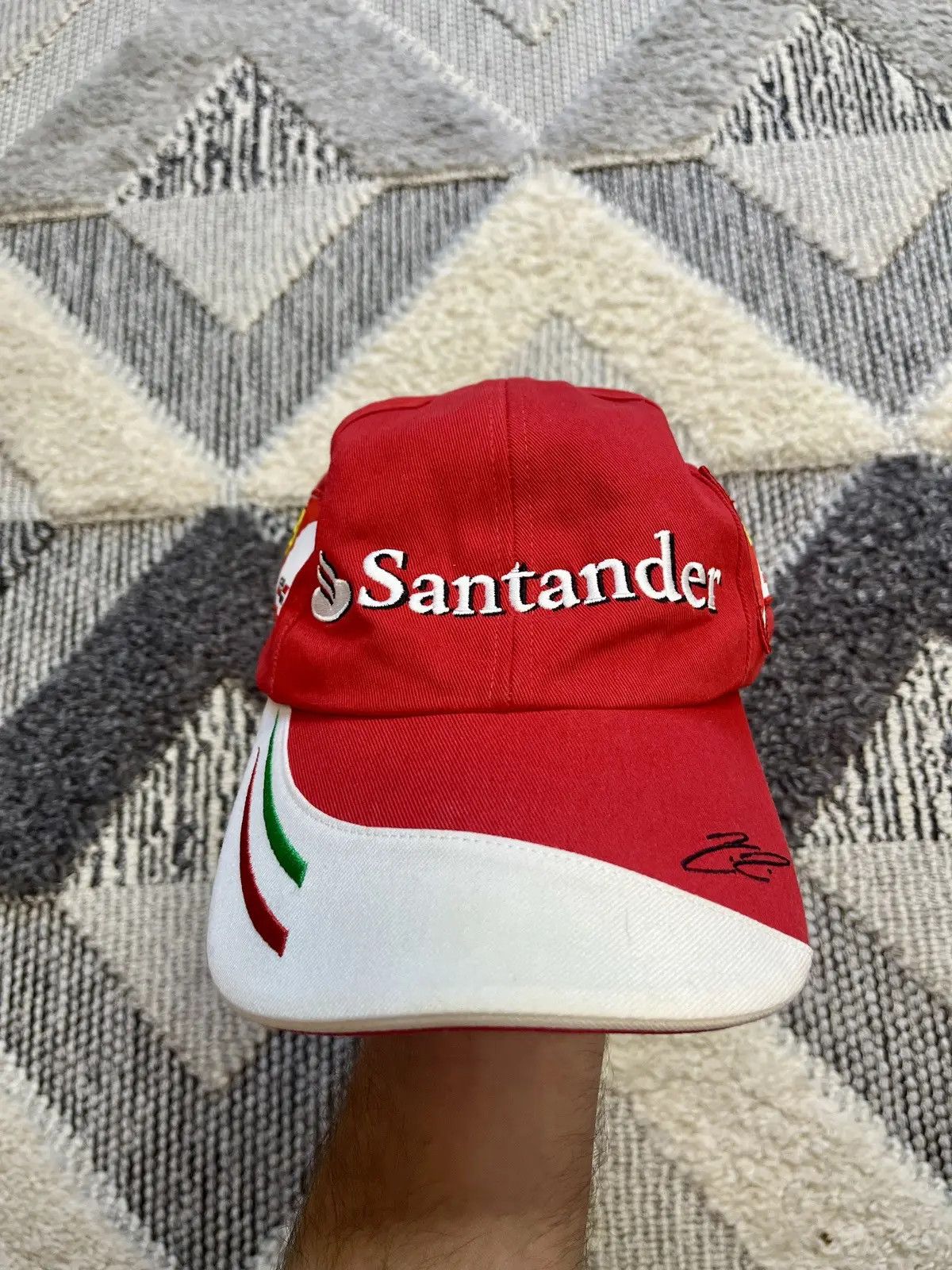 Puma Vintage Ferrari Puma Santander Finland Racing Cap Hat Size ONE SIZE - 1 Thumbnail