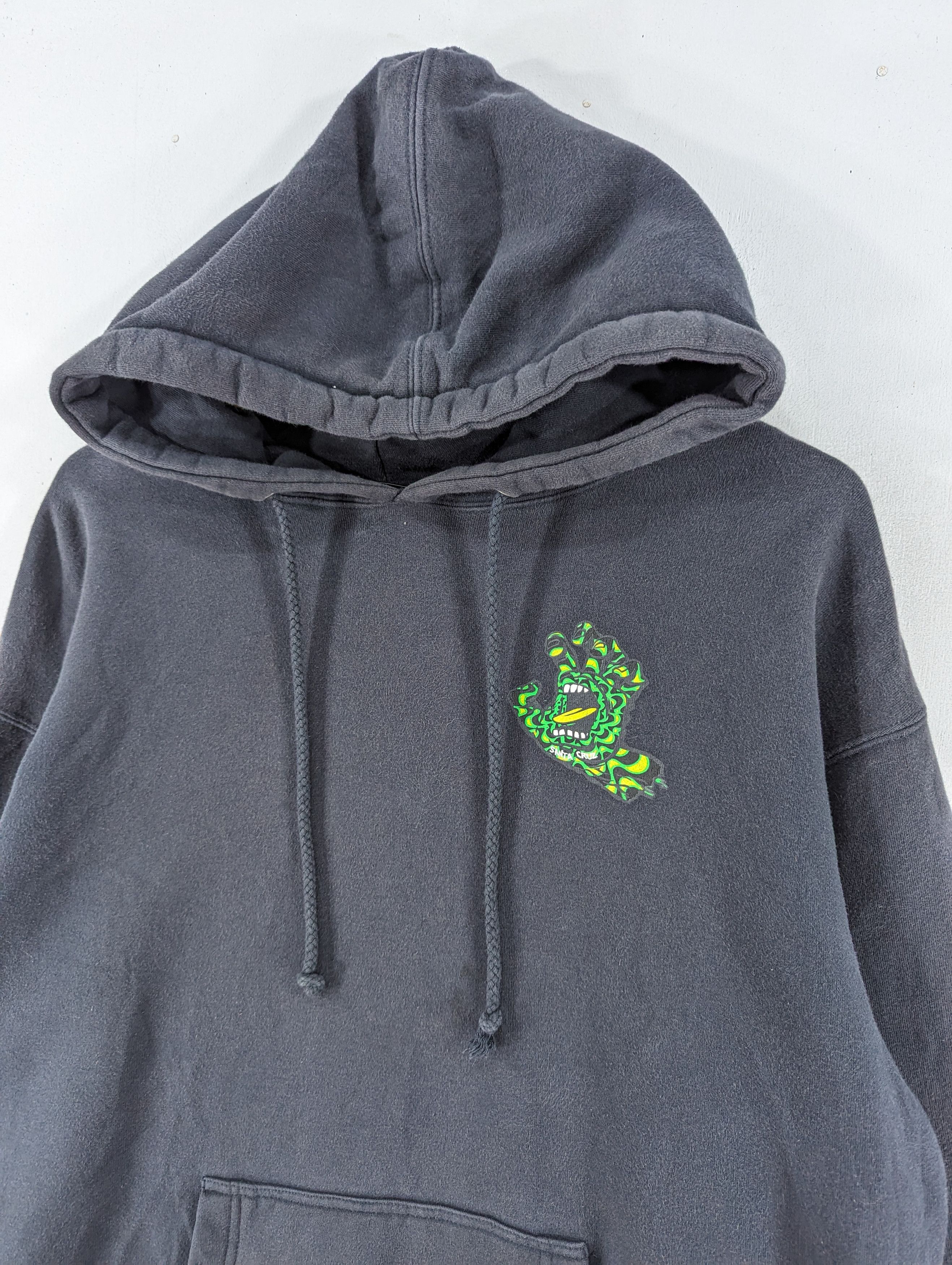 Santa Cruz Skateboards Santa Cruz Screaming Hand Distressed/Faded Black Hoodie Size US L / EU 52-54 / 3 - 10 Thumbnail