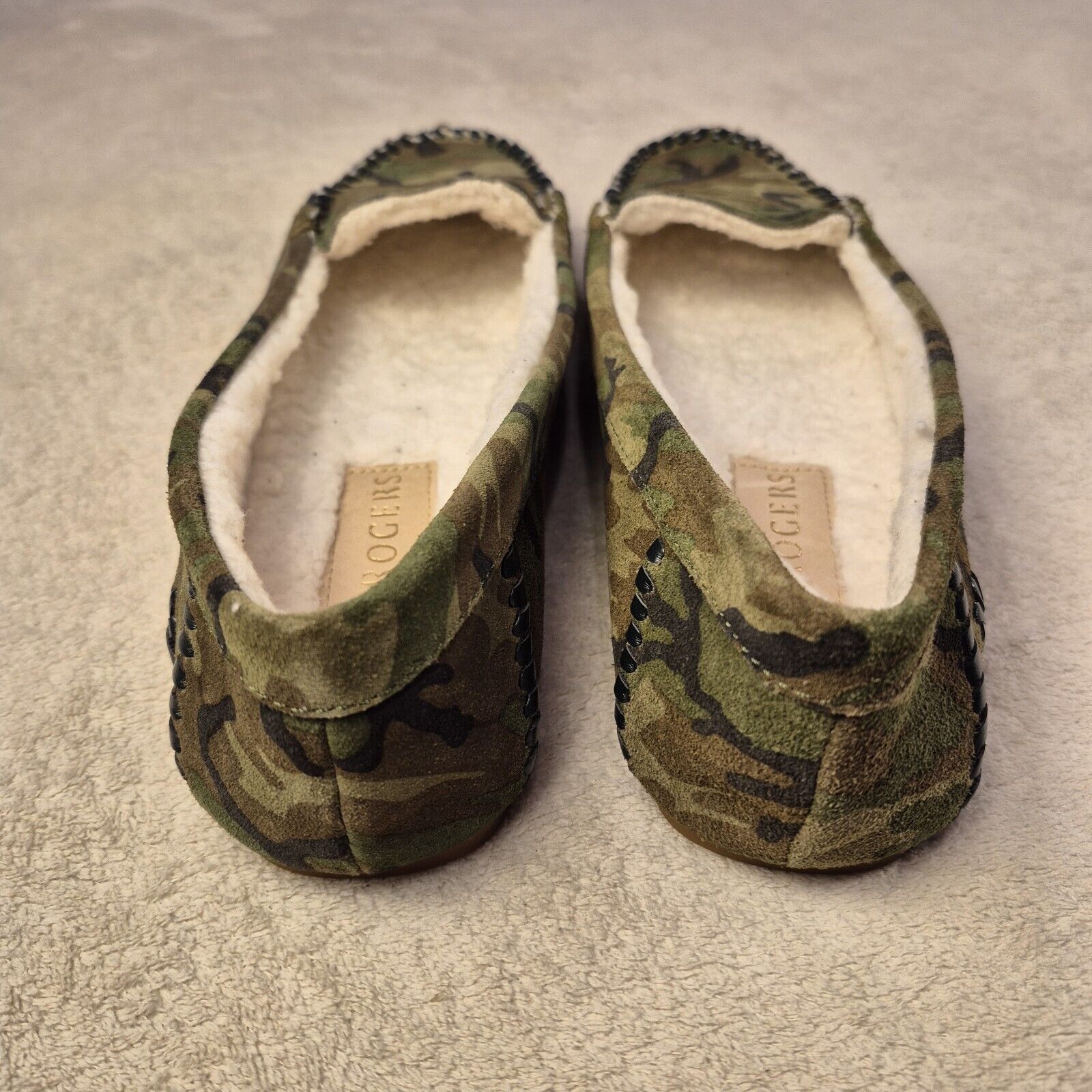 Jack Rogers Jack Rogers Sherpa Lined Moccasins Millie Camo S 9B Rubber Size US 9 / IT 39 - 4 Thumbnail