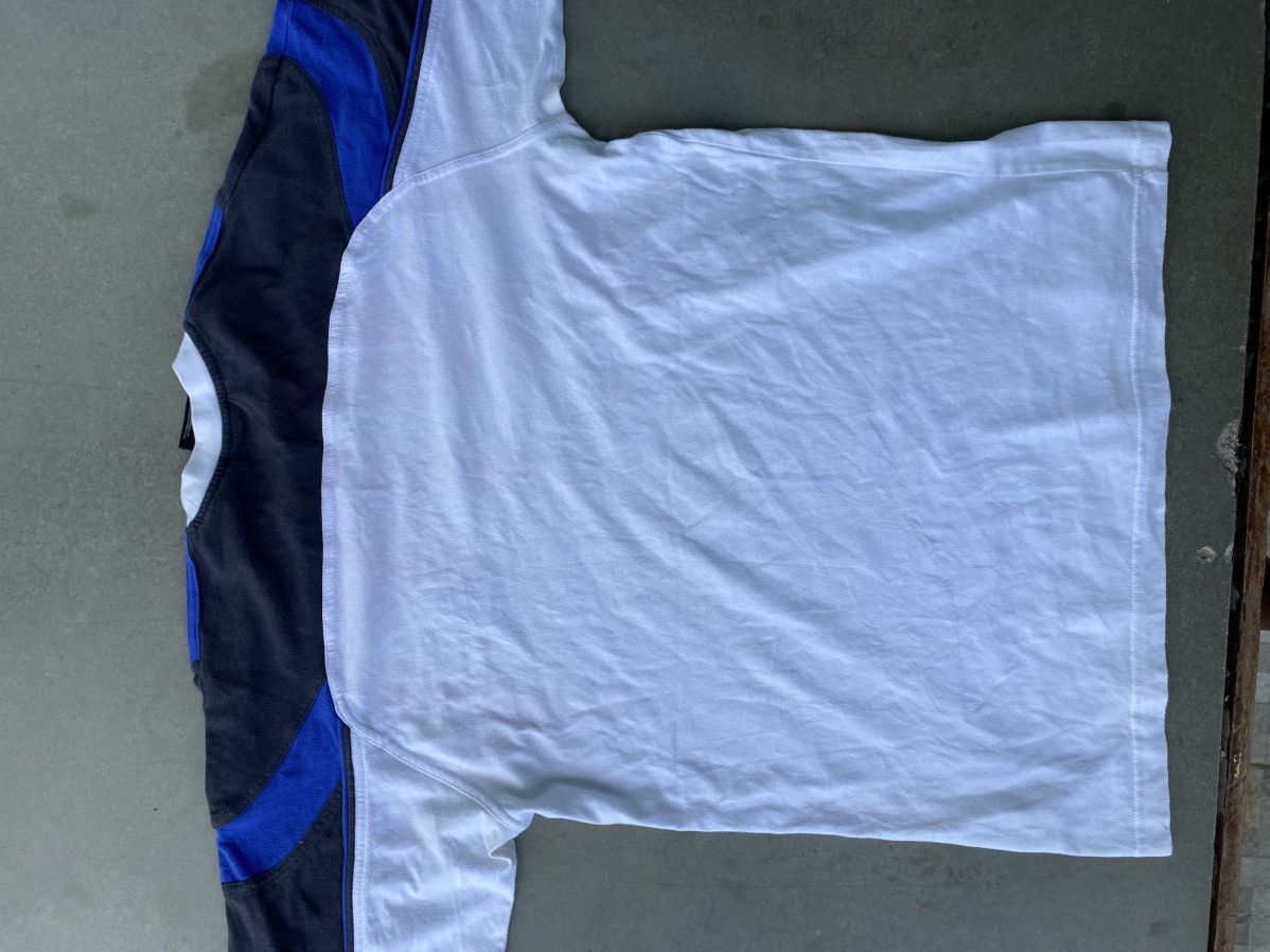 Adidas Adidas Vintage T-Shirt White Black Blue Stripe Size US M / EU 48-50 / 2 - 2 Thumbnail