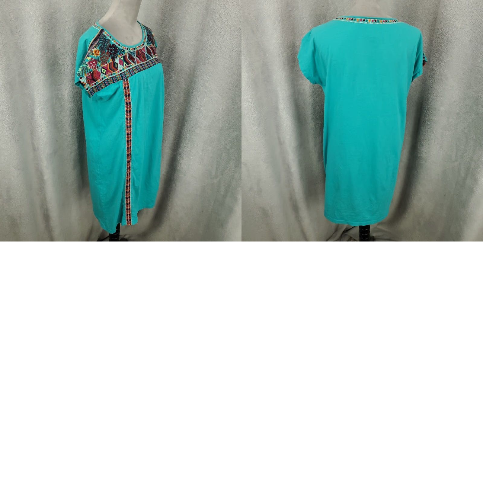 Johnny Was Johnny Was Dress Womens S Quinn Embroidered Boho Southwest Floral Geometric Size S / US 4 / IT 40 - 8 Thumbnail