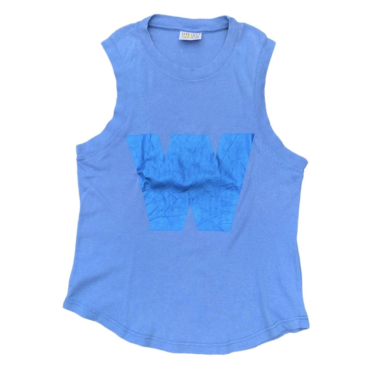 Image of W Lt Walter Van Beirendonck x Walter Van Beirendonck W&lt Sleeveless in Blue, Men's (Size Small)