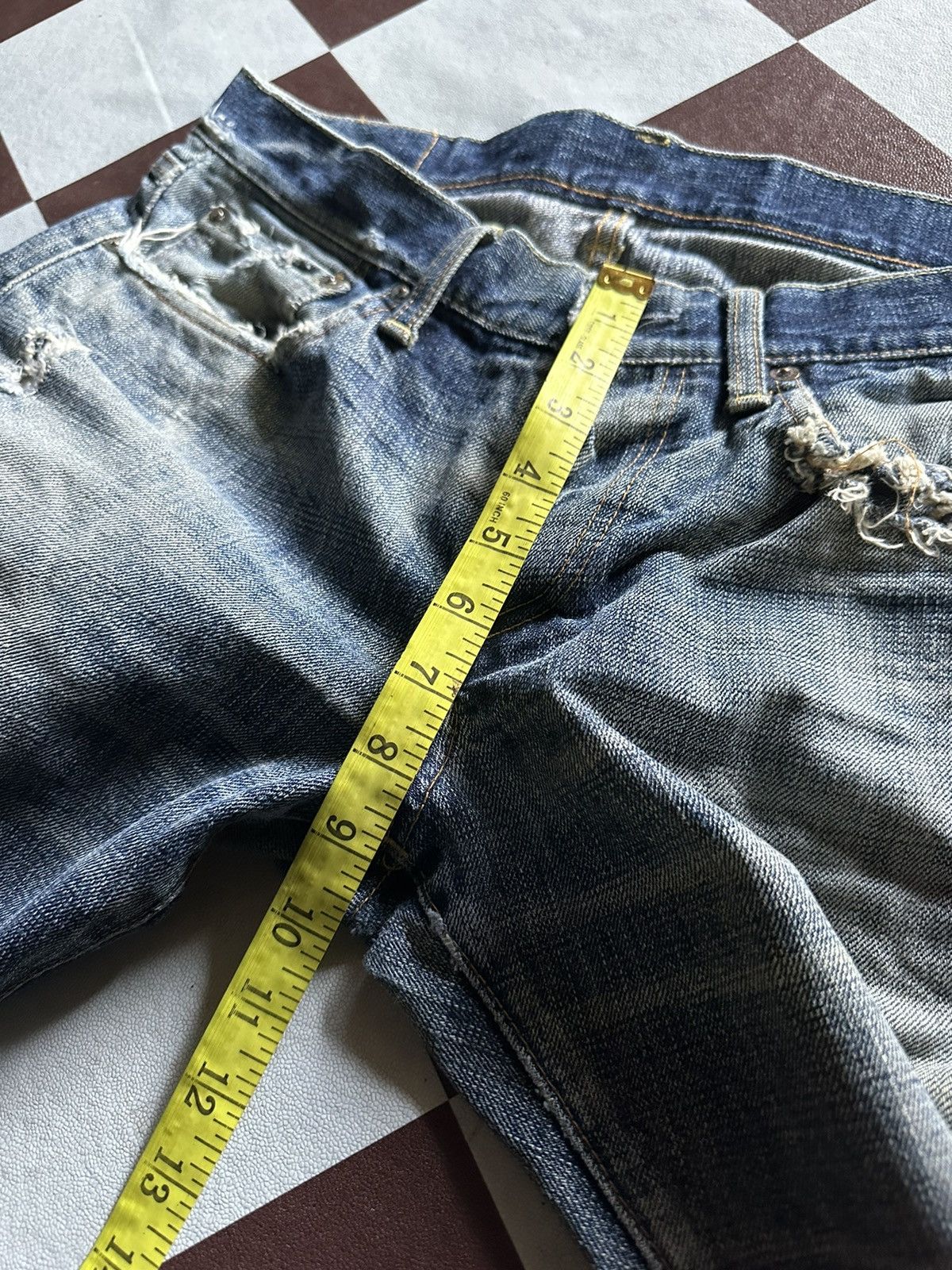 Eternal × Japanese Brand Vintage Eternal distressed denim jeans Size US 33 - 16 Thumbnail