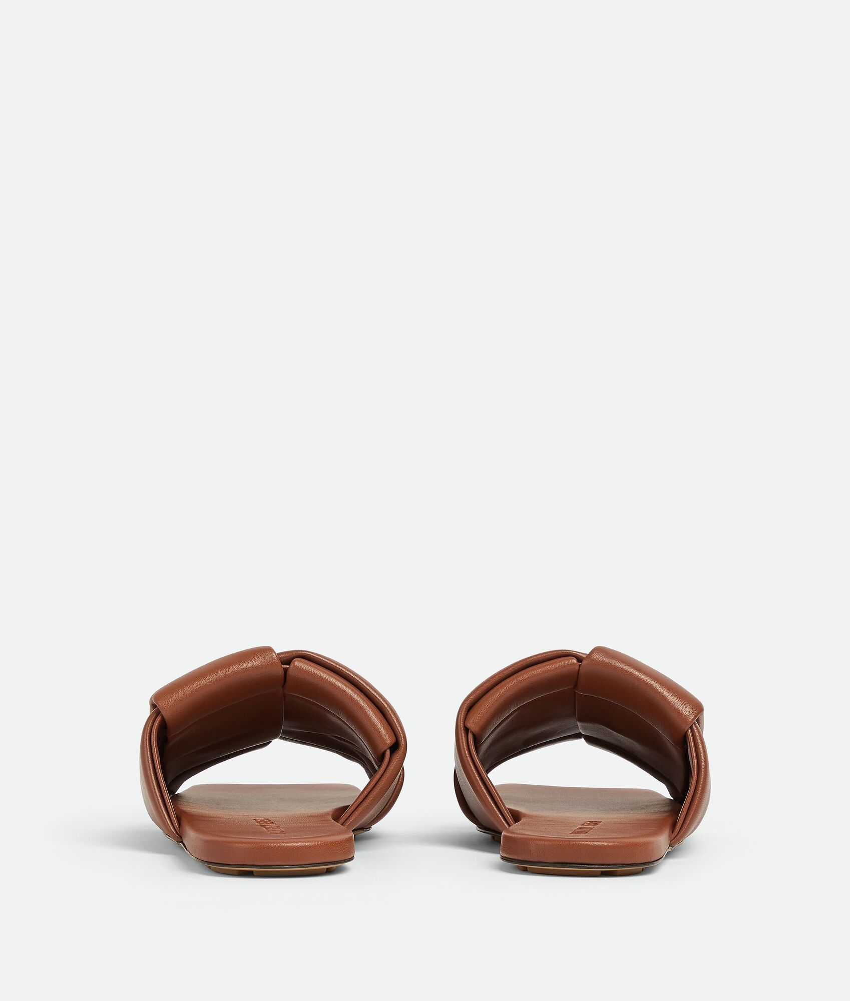 Bottega Veneta o1n1vont0125 Patch Flat Mules in Caramel Size US 8 / IT 38 - 3 Thumbnail