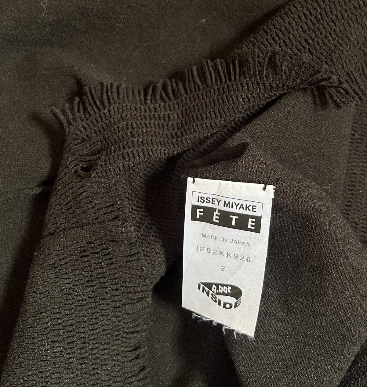 Homme Plisse Issey Miyake TAX FREE 🇺🇸 issey miyake fete avant garde fringe turtleneck Size S / US 4 / IT 40 - 3 Thumbnail