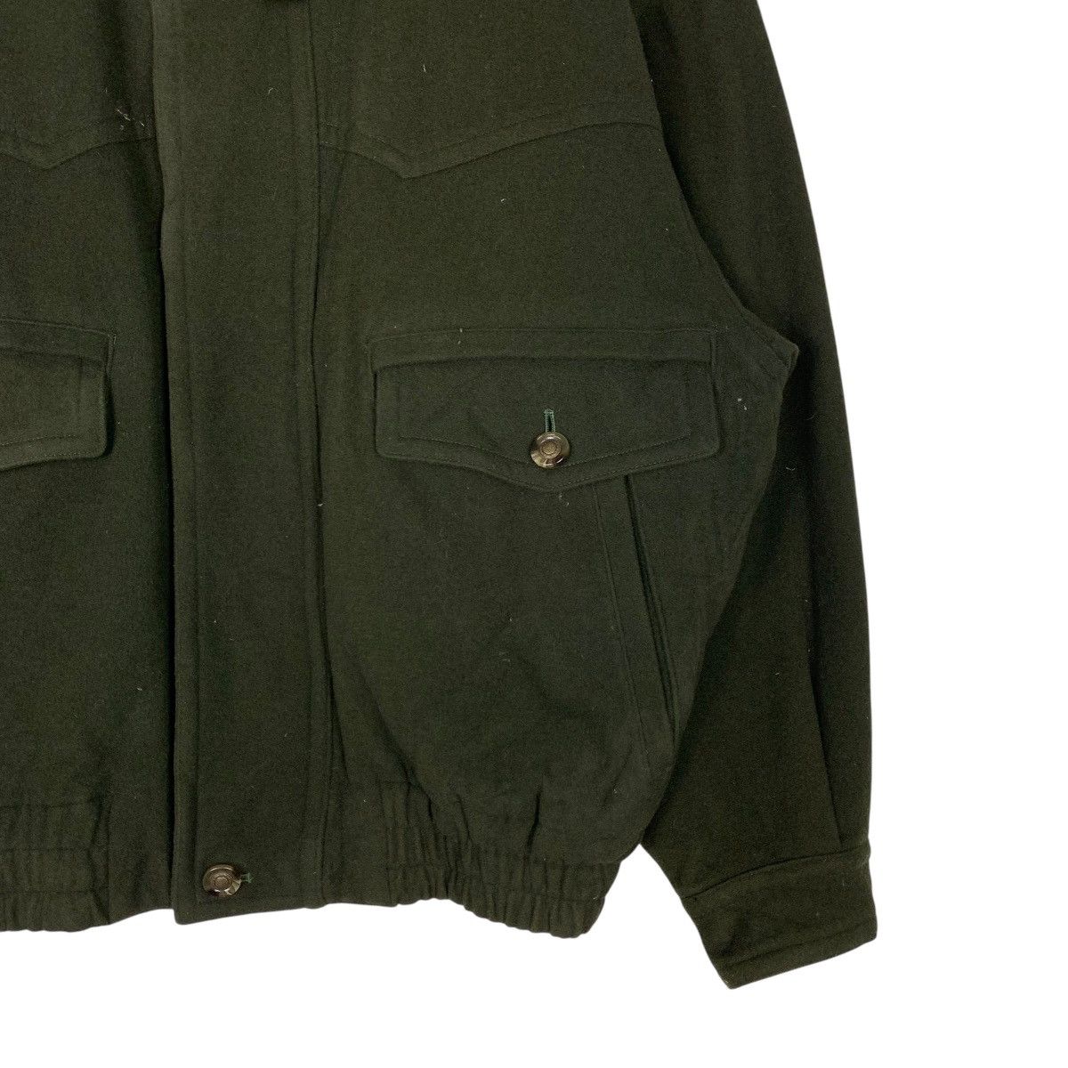 Japanese Brand Borg wool And Cashmere Bomber Jacket Size US M / EU 48-50 / 2 - 4 Thumbnail
