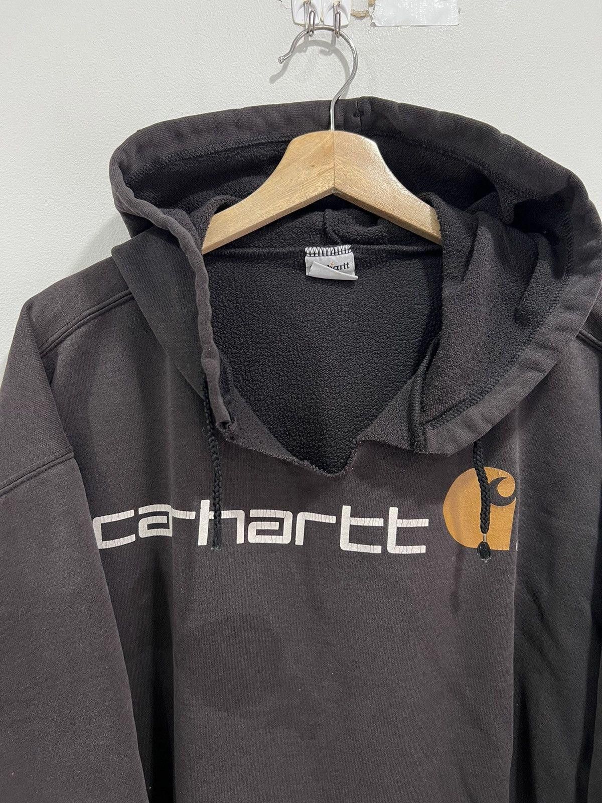 Vintage Vintage Carhartt Spellout Hoodie Sweater xxl Size US XXL / EU 58 / 5 - 2 Thumbnail