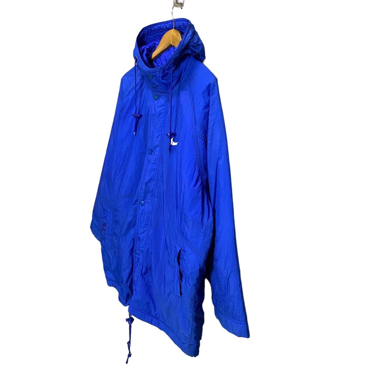 Nike × Vintage Nike 90s Big swoosh padded parka hoodie jacket Size US M / EU 48-50 / 2 - 4 Thumbnail