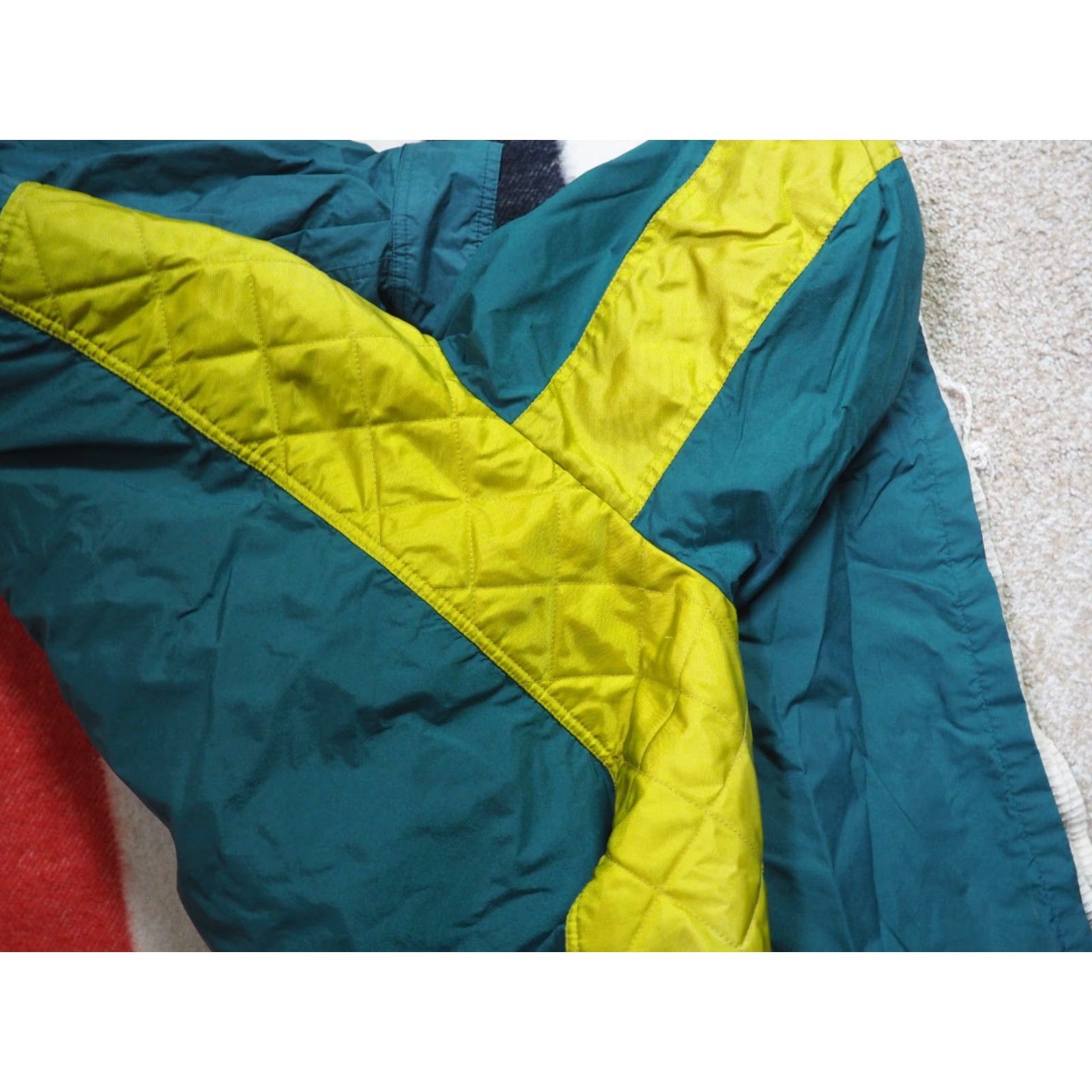 Vintage VINTAGE Gerry Anorak Windbreaker Outdoor Shell Jacket Mens L Green 80s Nylon Outdoor Mens L Green 1980s Size US L / EU 52-54 / 3 - 3 Thumbnail
