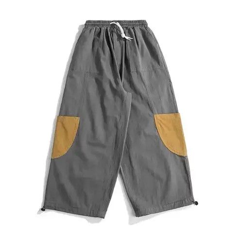 Other 20SS Indigo Union Japan Grey Patchwork Worker Pants Size US 32 / EU 48 - 1 Thumbnail