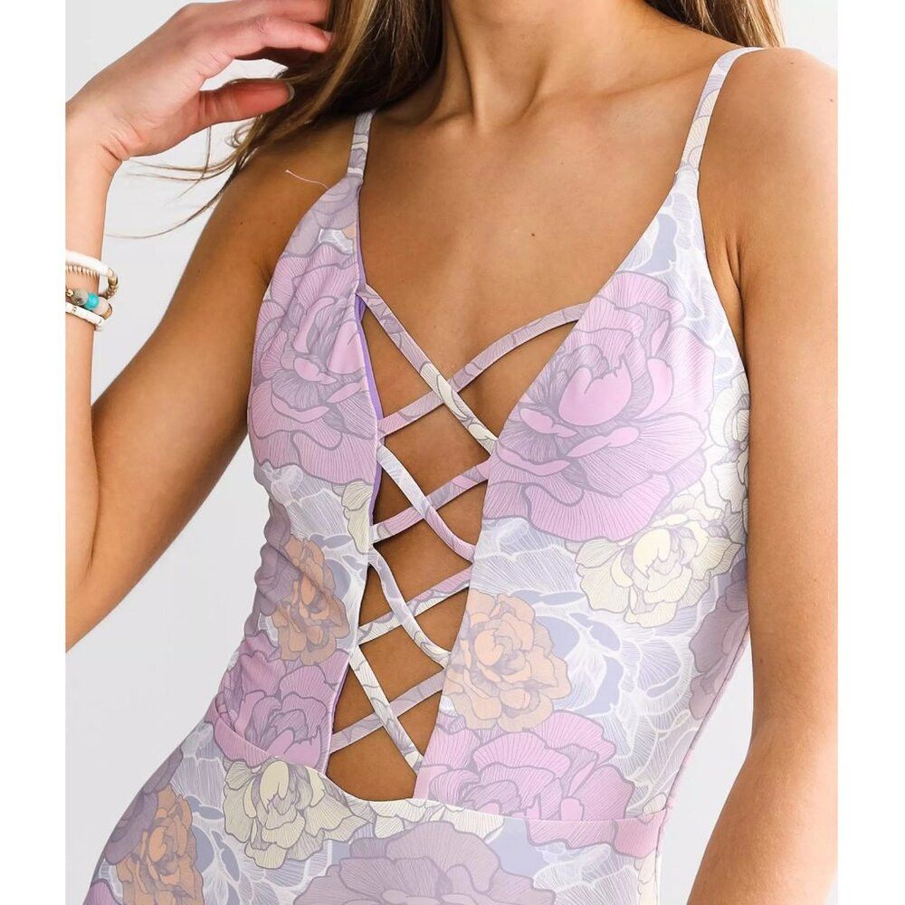 Other NWT New Dippin' Daisy's Bliss Floral Swimsuit Size S Size S / US 4 / IT 40 - 2 Thumbnail