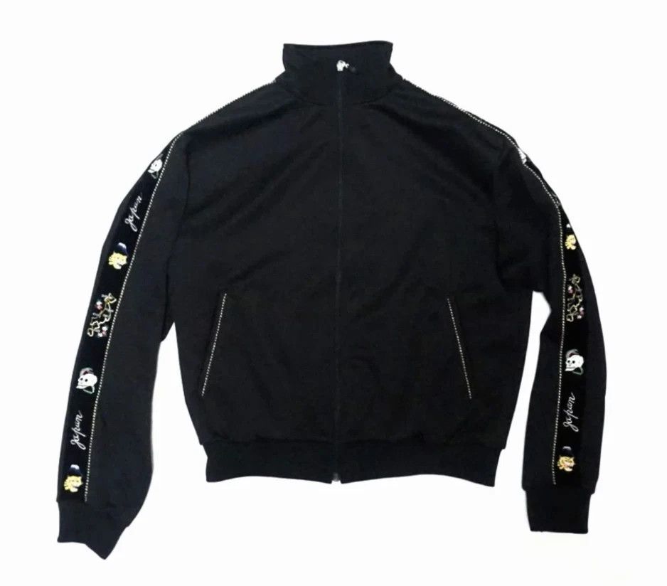 Kapital SKA TAPE TRACK JACKET BLACK Velvet Embroidered Size US M / EU 48-50 / 2 - 2 Thumbnail