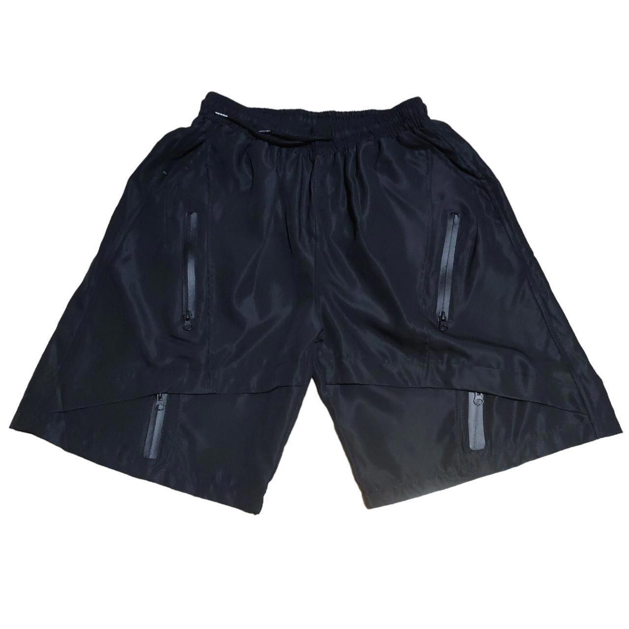 Other Black Baggy Technical Zipper Shorts Size US 32 / EU 48 - 1 Thumbnail