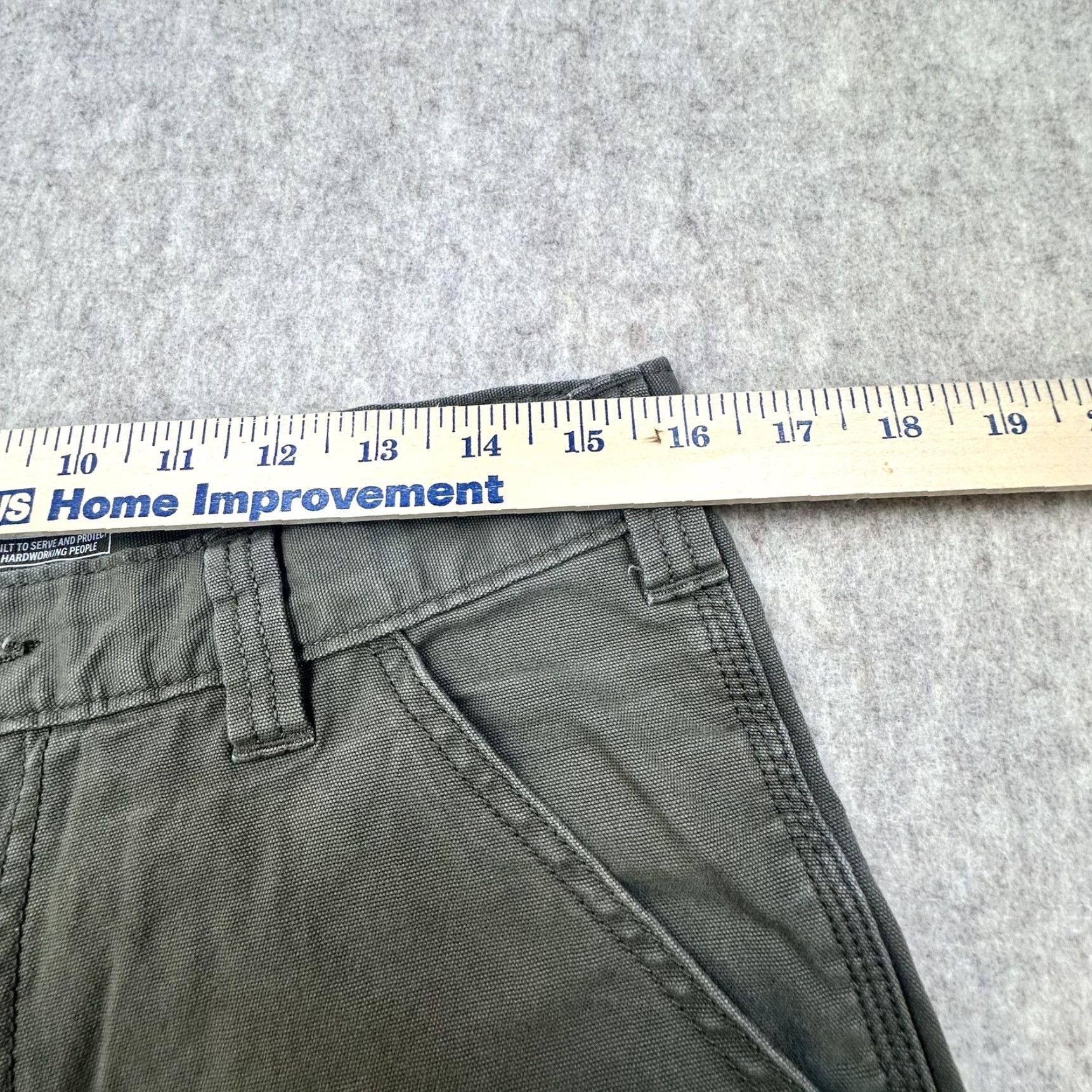 Carhartt Carhartt Shorts Mens 32 Green Relaxed Fit Carpenter Utility Work Canvas Rugged Shirt? Size US 32 / EU 48 - 5 Thumbnail