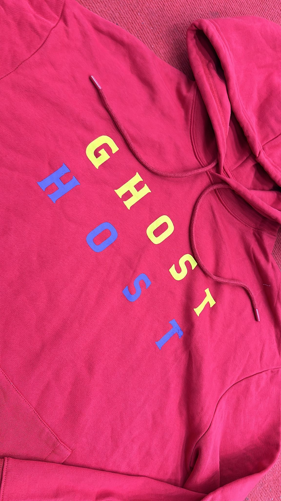 Raf Simons CC000021 Ghost Host Hoodie in Red Size US M / EU 48-50 / 2 - 5 Thumbnail