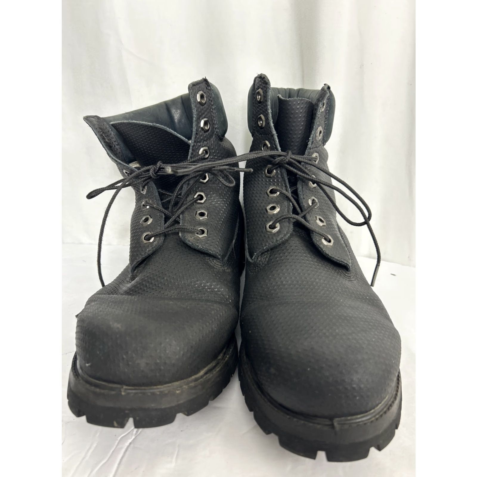 Timberland Timberland Mens Boot 11 Leather Black 6 Inch Textured Lace Up Premium Combat Mens Size US 11 / EU 44 - 5 Thumbnail