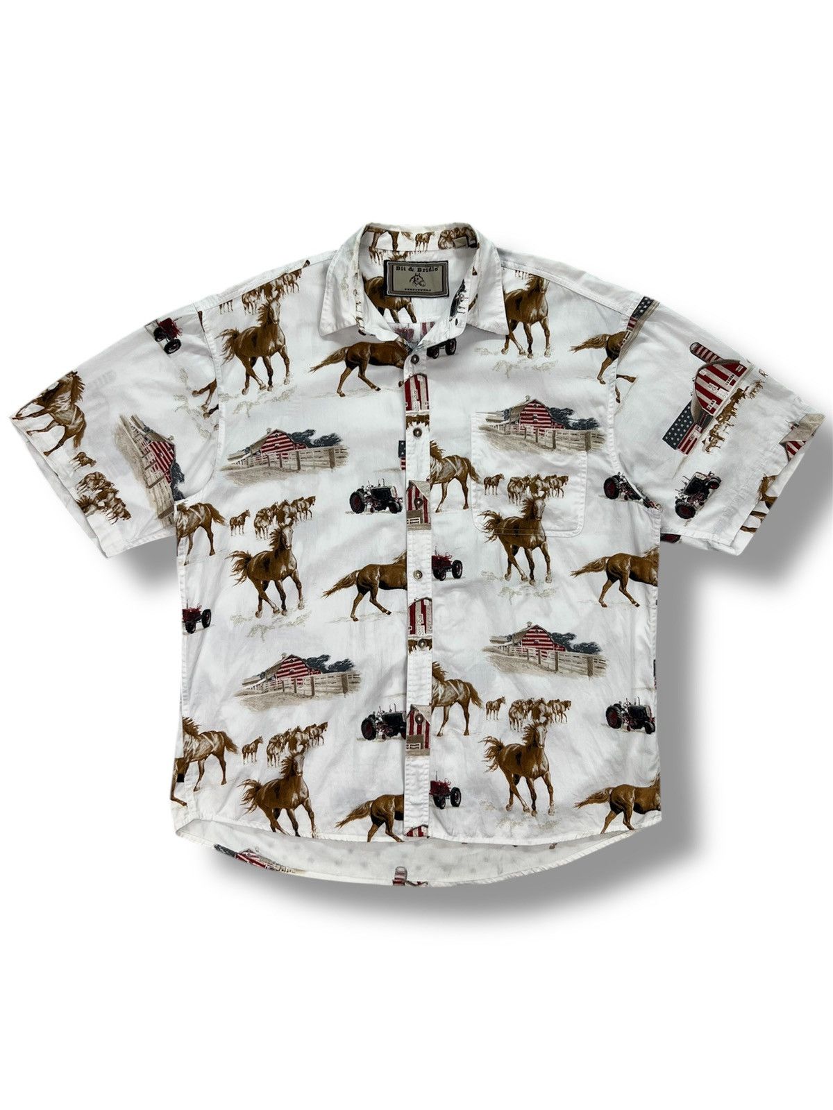 Bit & Bridle All Over Print Shirt