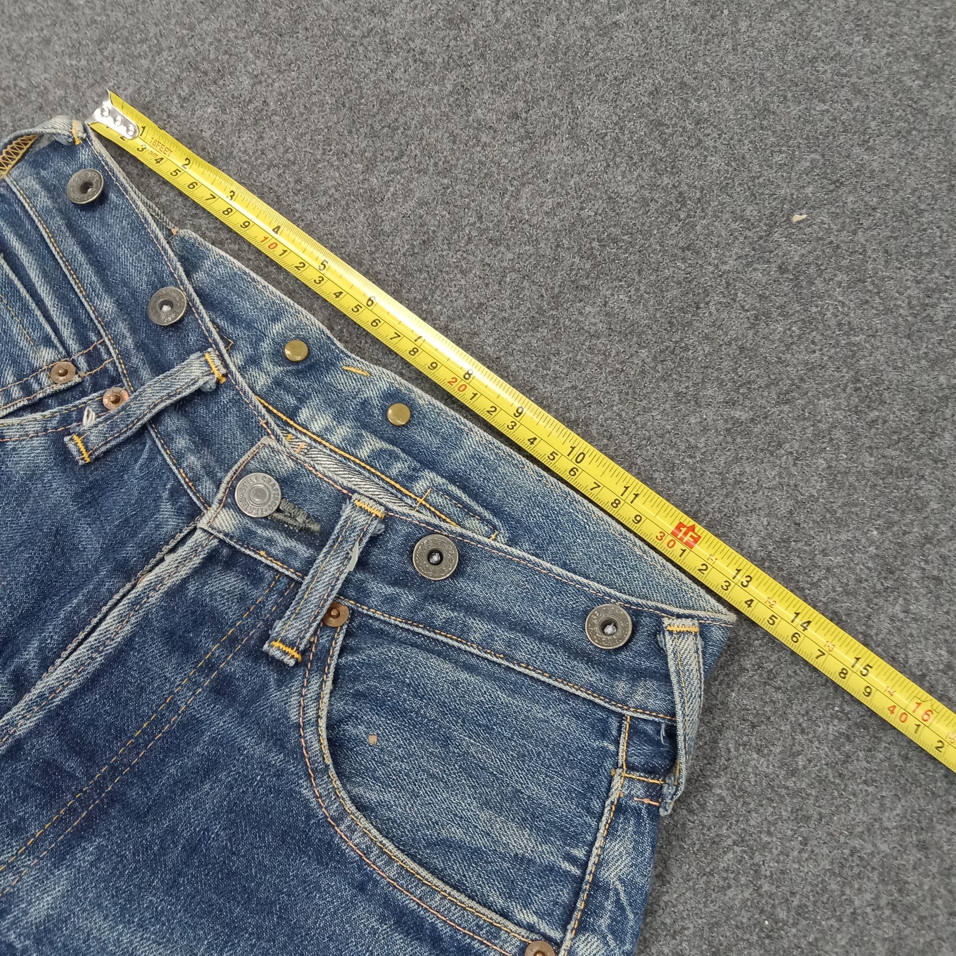 Evisu Evisu Selvedge Japanese 3Q Custom Daicock Jeans C258N14 Size US 27 - 8 Thumbnail