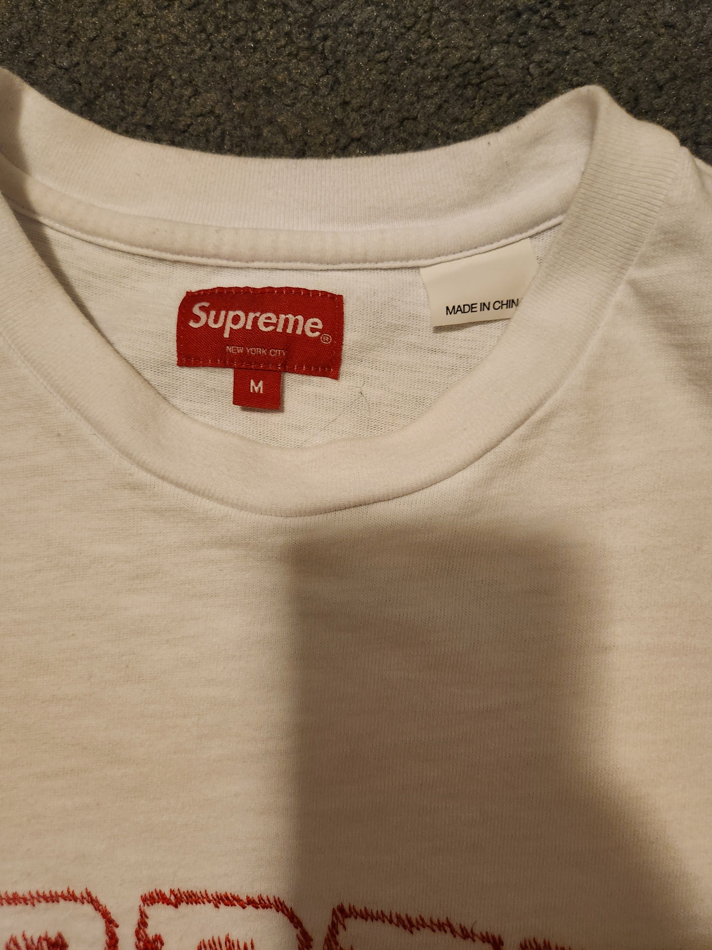 Supreme Supreme Sketch Embroidered S/S Top Medium Size US M / EU 48-50 / 2 - 3 Thumbnail