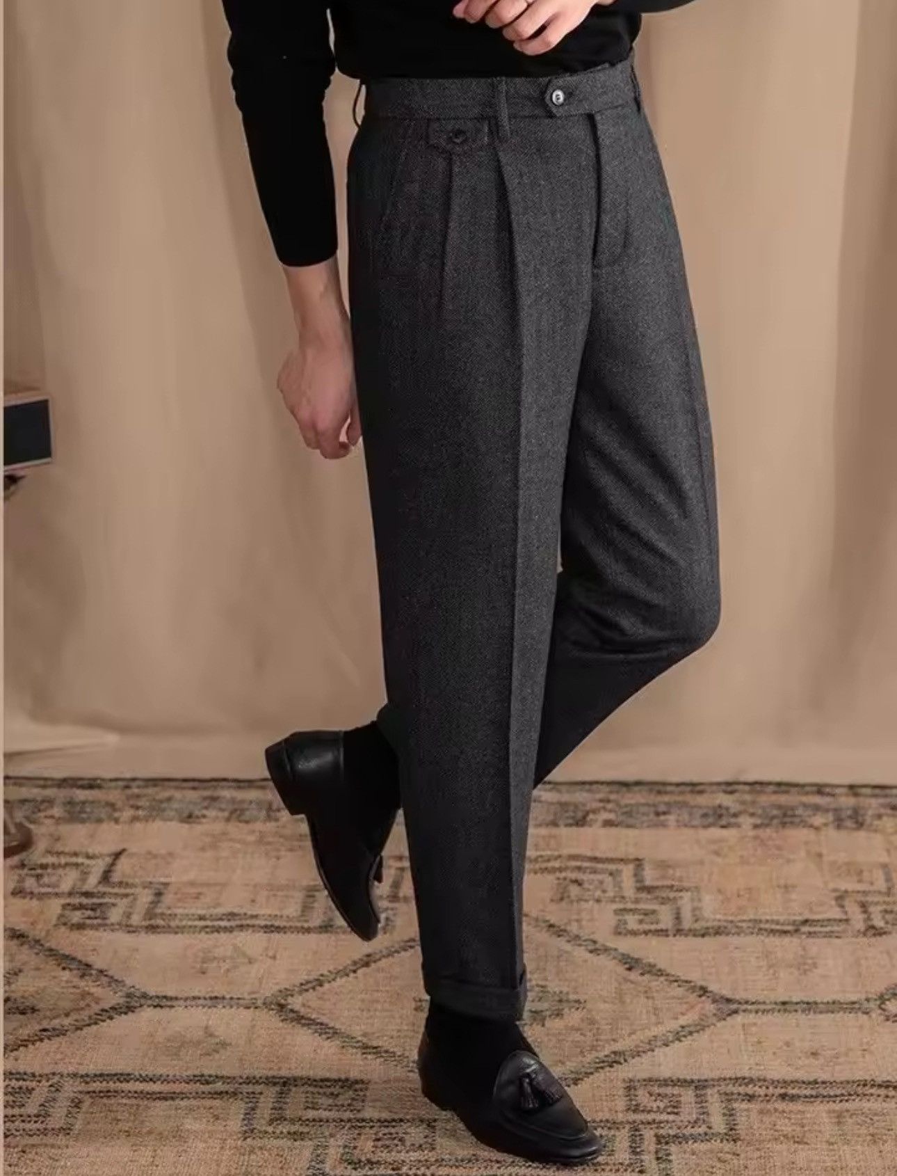 Other Vintage Style Straight Casual British Business Style Pants Size US 32 / EU 48 - 1 Thumbnail
