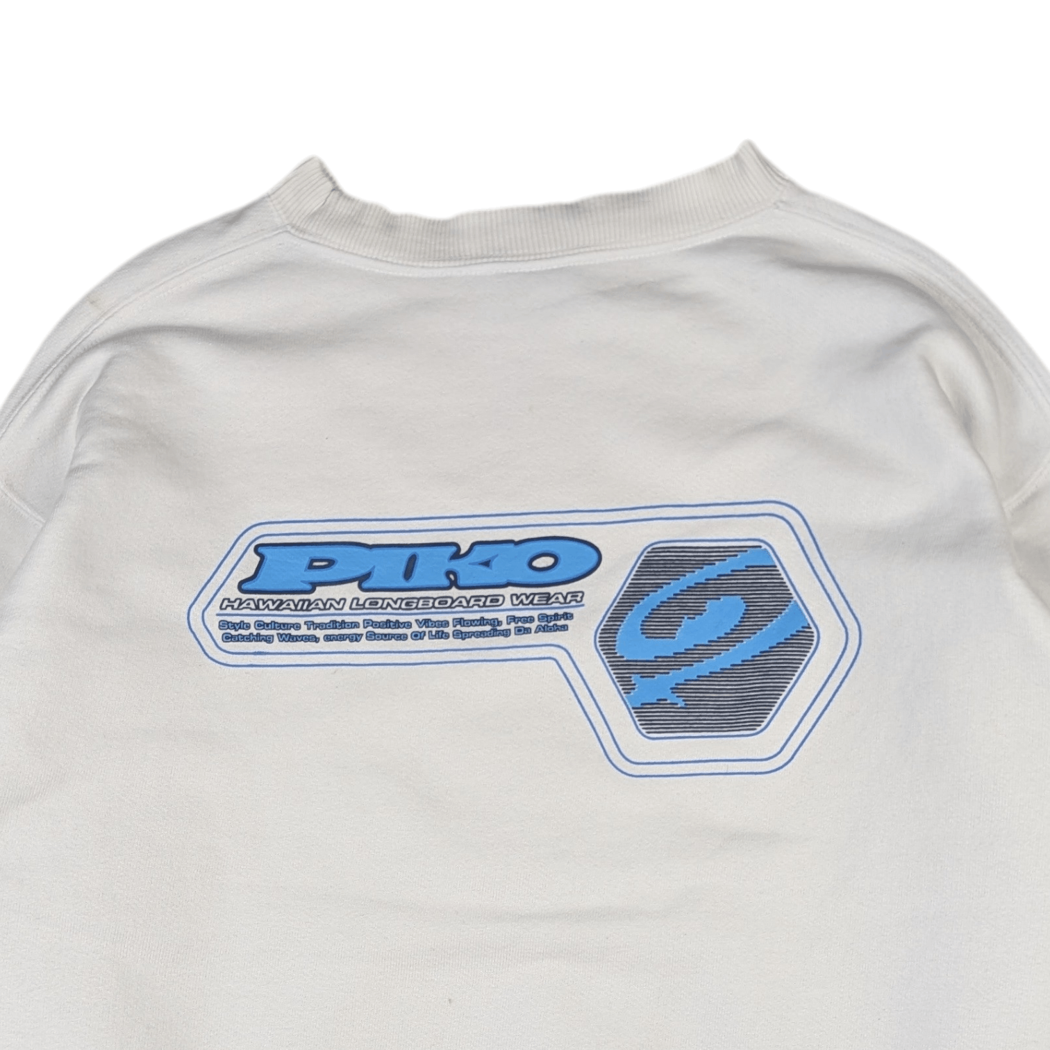 Japanese Brand PIKO Big Logo Hawaiian Longboard Surf Aloha Sweatshirts Size US L / EU 52-54 / 3 - 9 Thumbnail