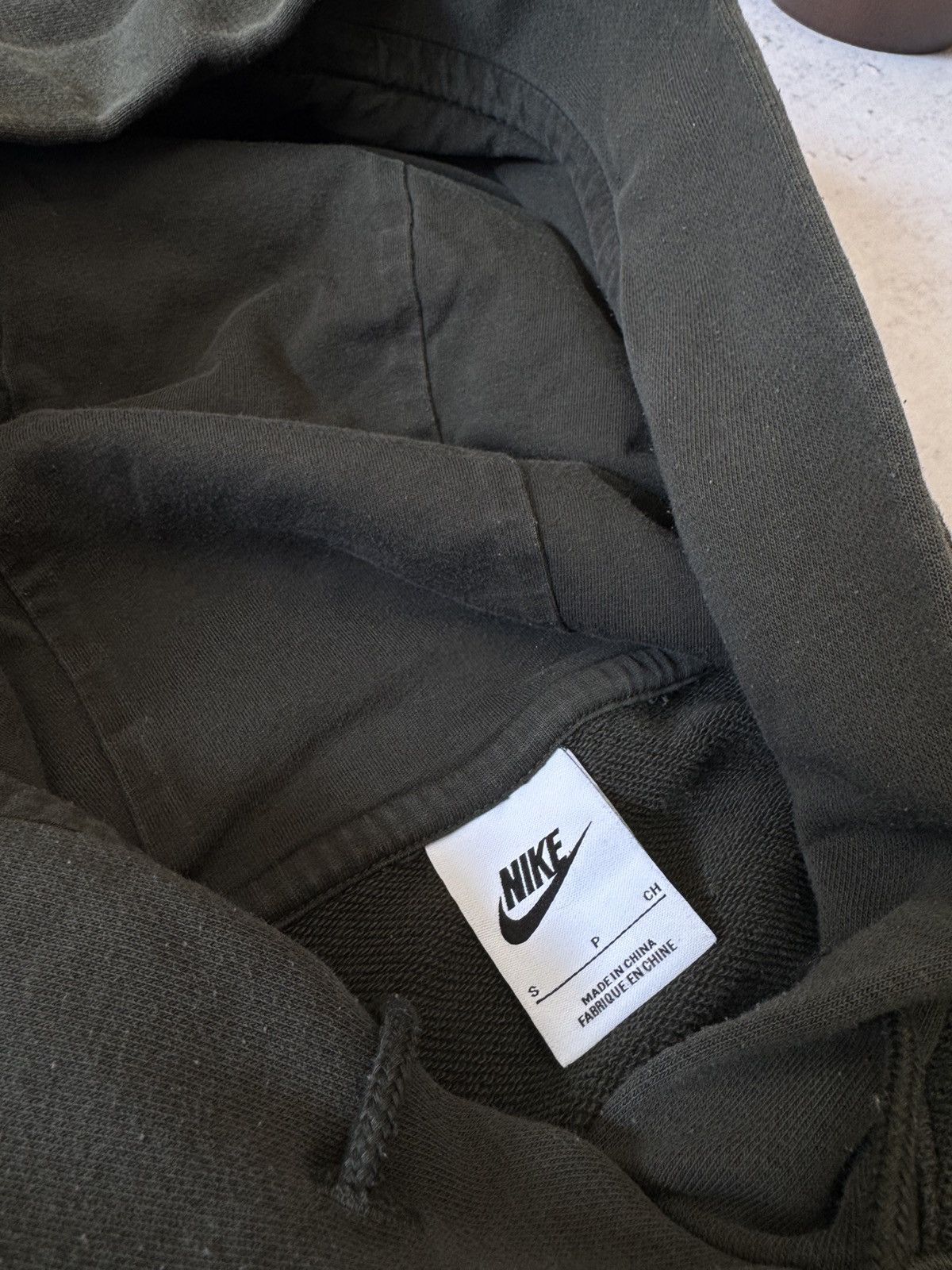 Nike × Vintage NIKE VINTAGE 00s y2k OVERSIZE BAGGY HOODIE CENTER LOGO Size US S / EU 44-46 / 1 - 6 Thumbnail