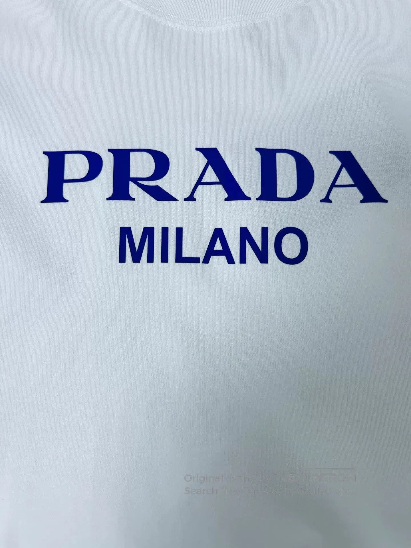 Prada PRADA Men's White Short-Sleeve T-shirt. Size US M / EU 48-50 / 2 - 3 Thumbnail