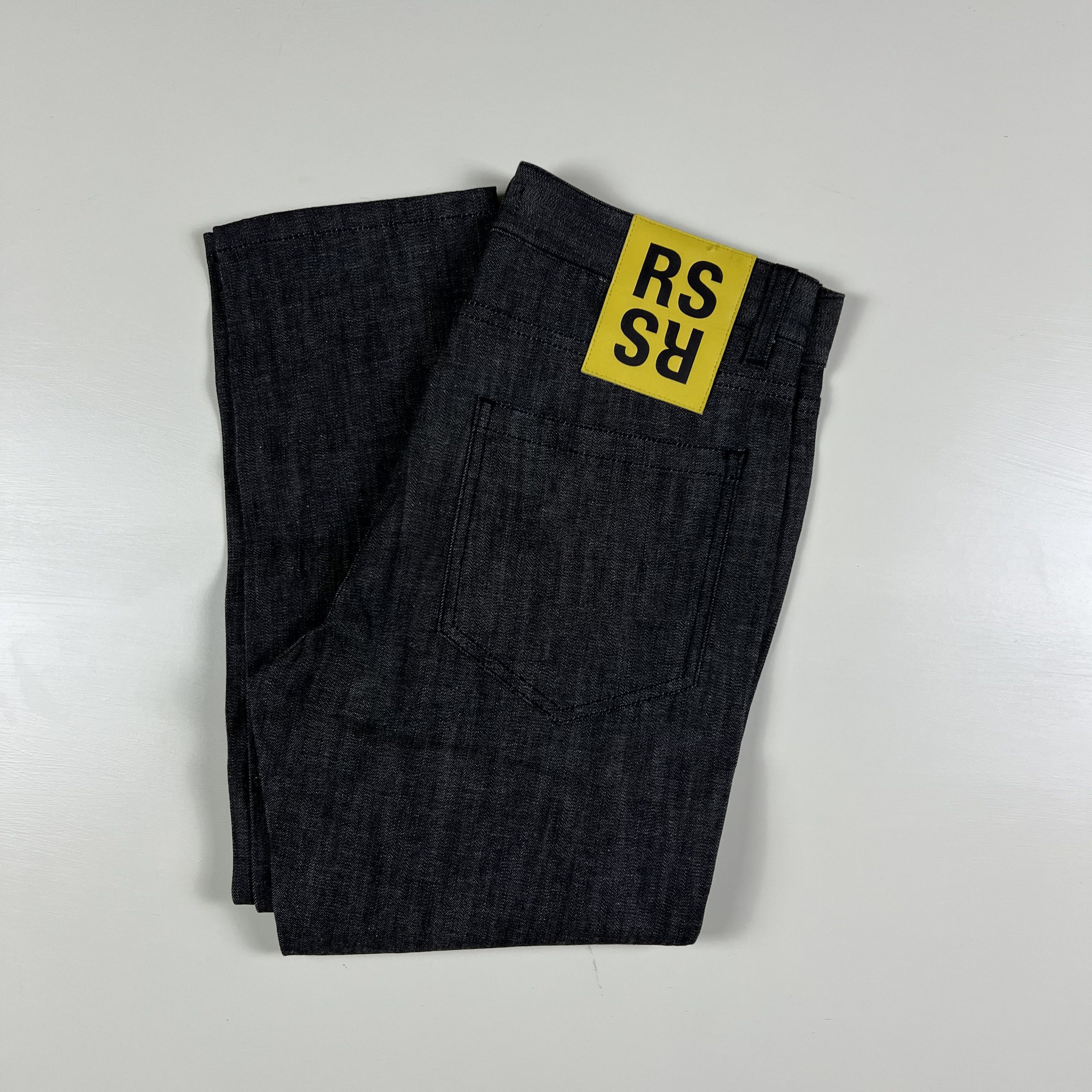 Raf Simons Like New! $789 Logo Patch Stretch Skinny Denim Size US 32 / EU 48 - 1 Thumbnail