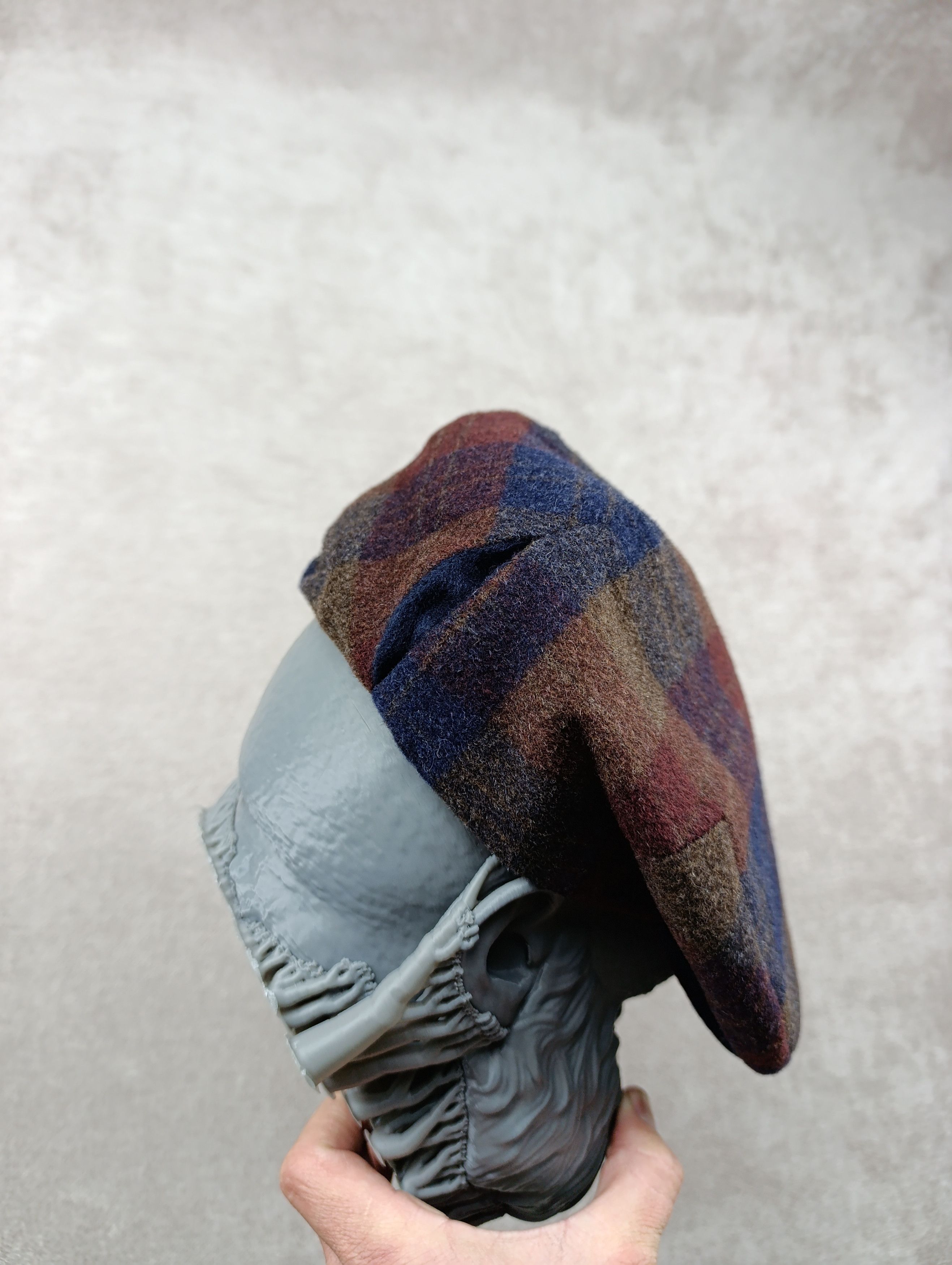 Vintage Vintage Doria Barbisio Wool Alpaca Flat Cap Newsboy Hat Size ONE SIZE - 5 Thumbnail