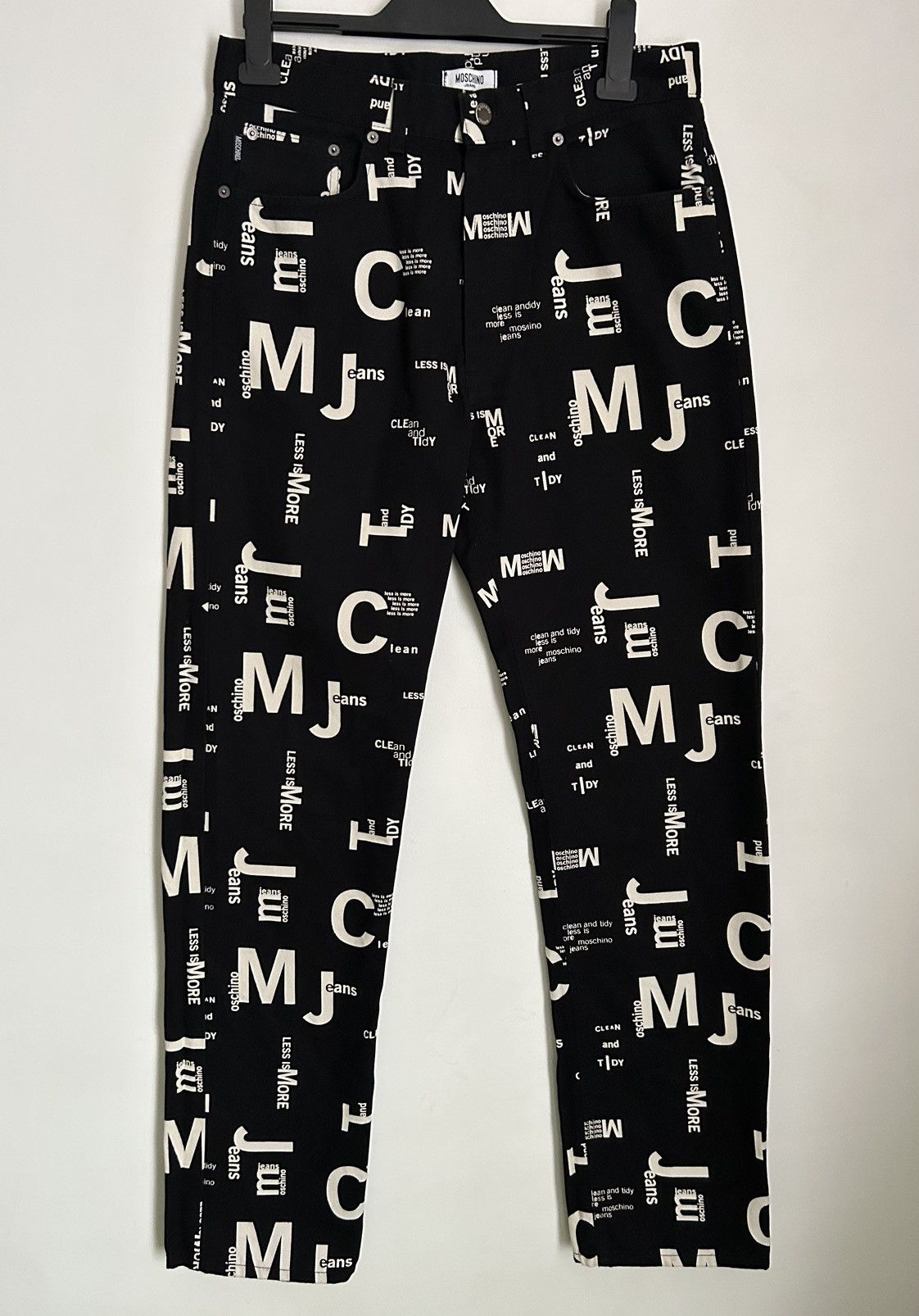 image of Moschino Jeans Y2K Baggy in Black, Men's (Size 33)