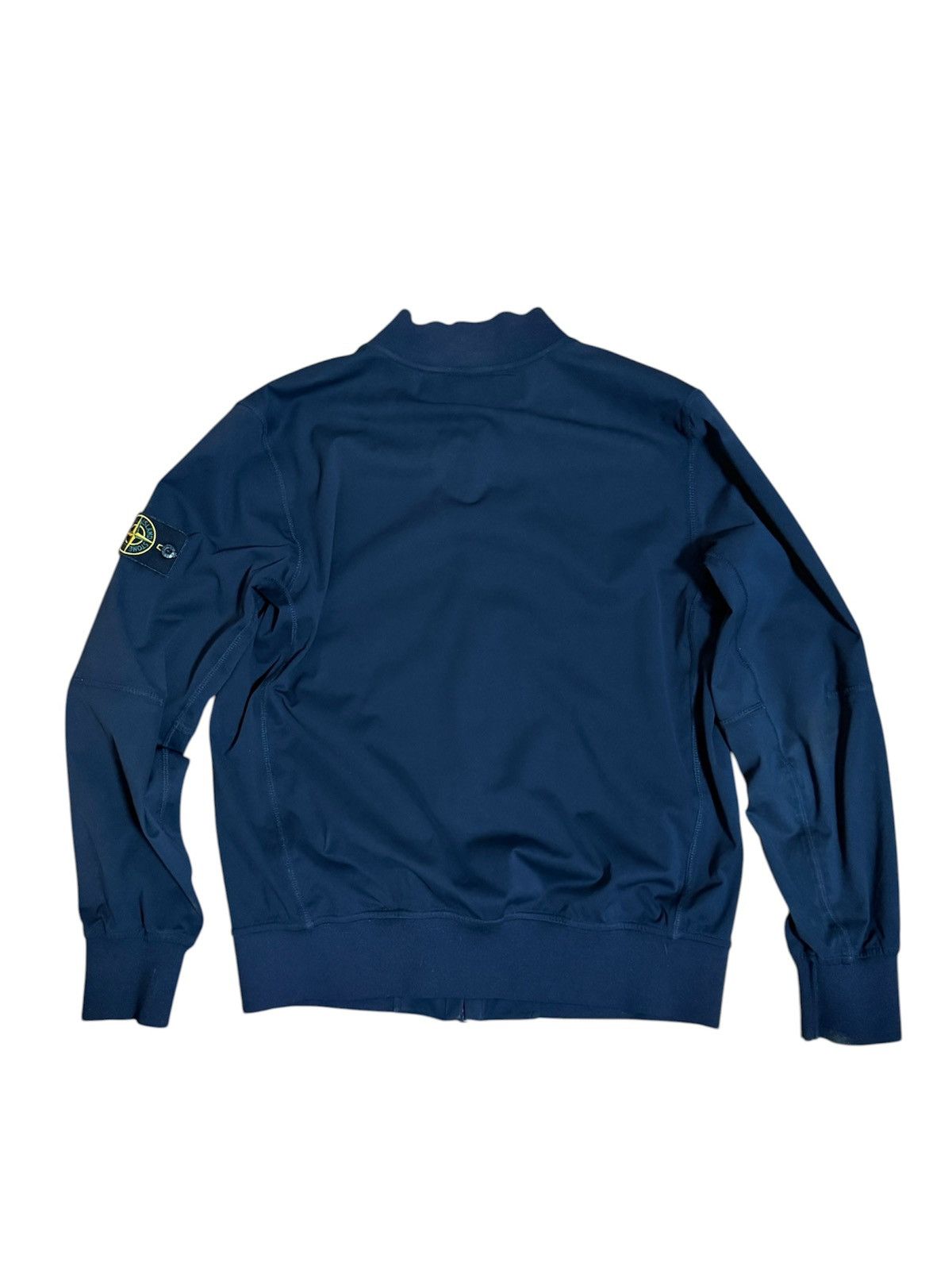 Stone Island 🔥850$ Stone Island Light Soft Shell Grid Bomber Jacket Navy Size US L / EU 52-54 / 3 - 10 Thumbnail