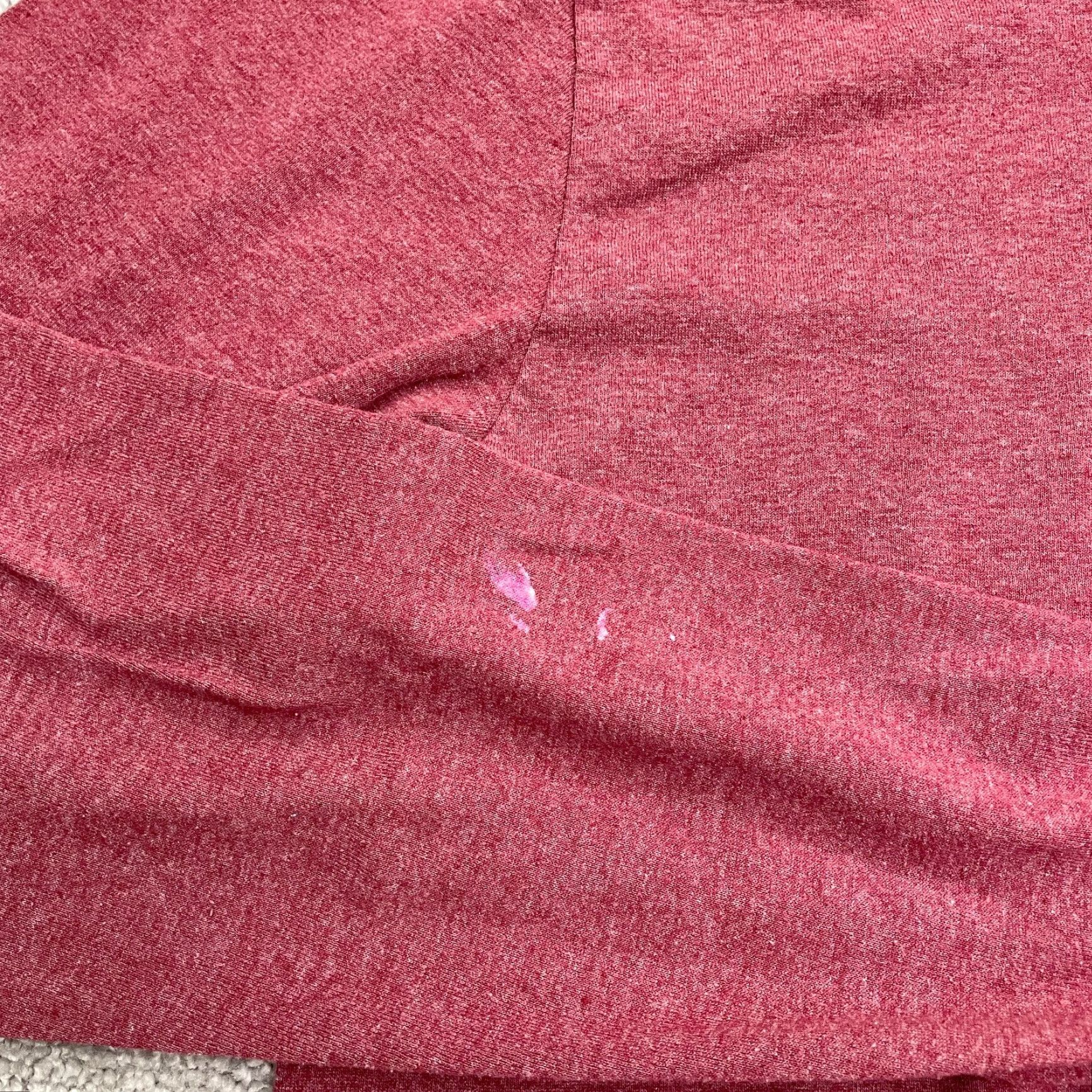Jerzees VINTAGE? No. Jerzees Basic Long Sleeve T-Shirt Mens Large Red Crew Neck Cotton Casual Tee Top Size US L / EU 52-54 / 3 - 3 Thumbnail