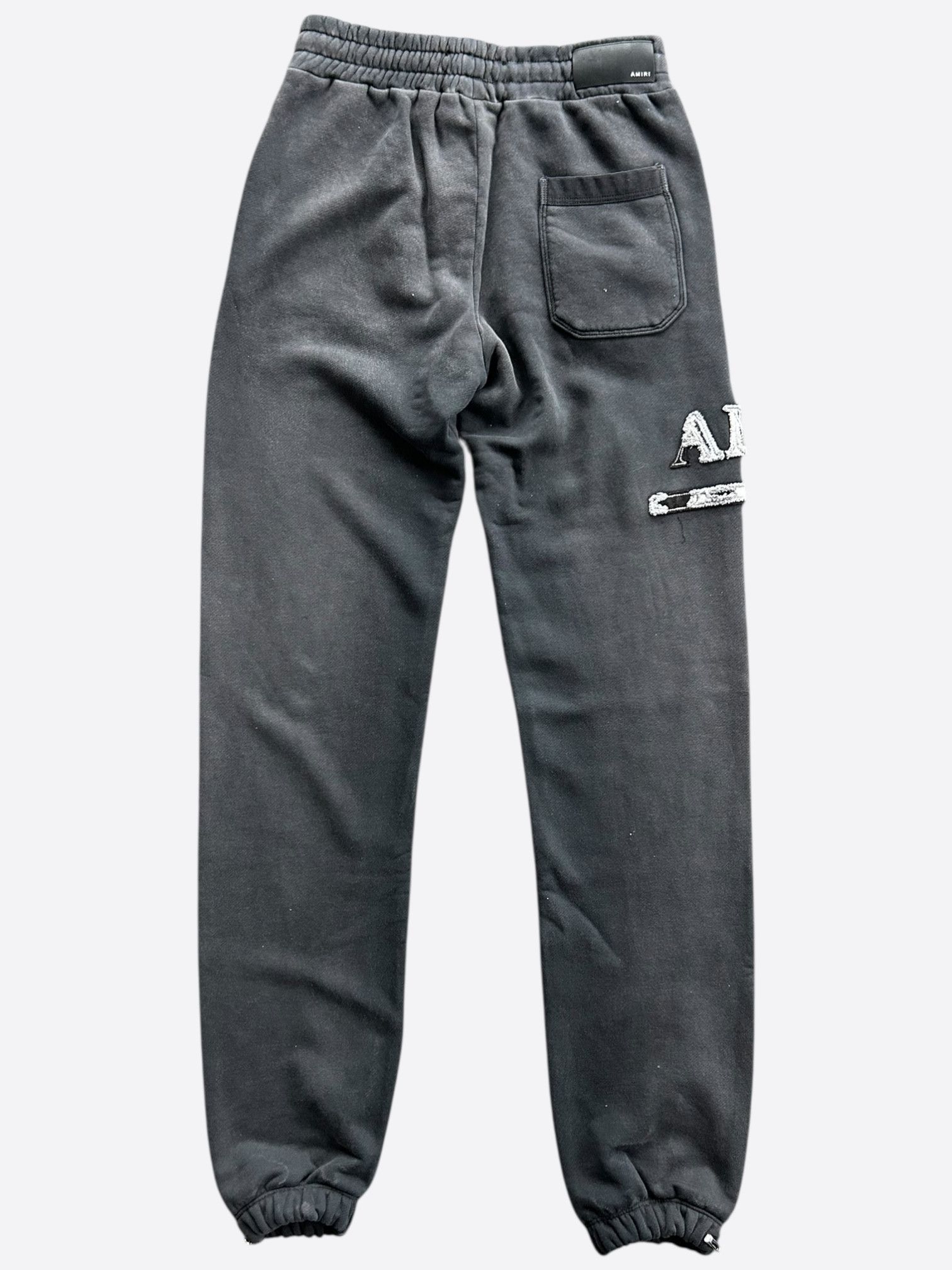 Amiri Amiri Black & White MA Bar Logo Sweatpants Size US 38 / EU 54 - 2 Thumbnail