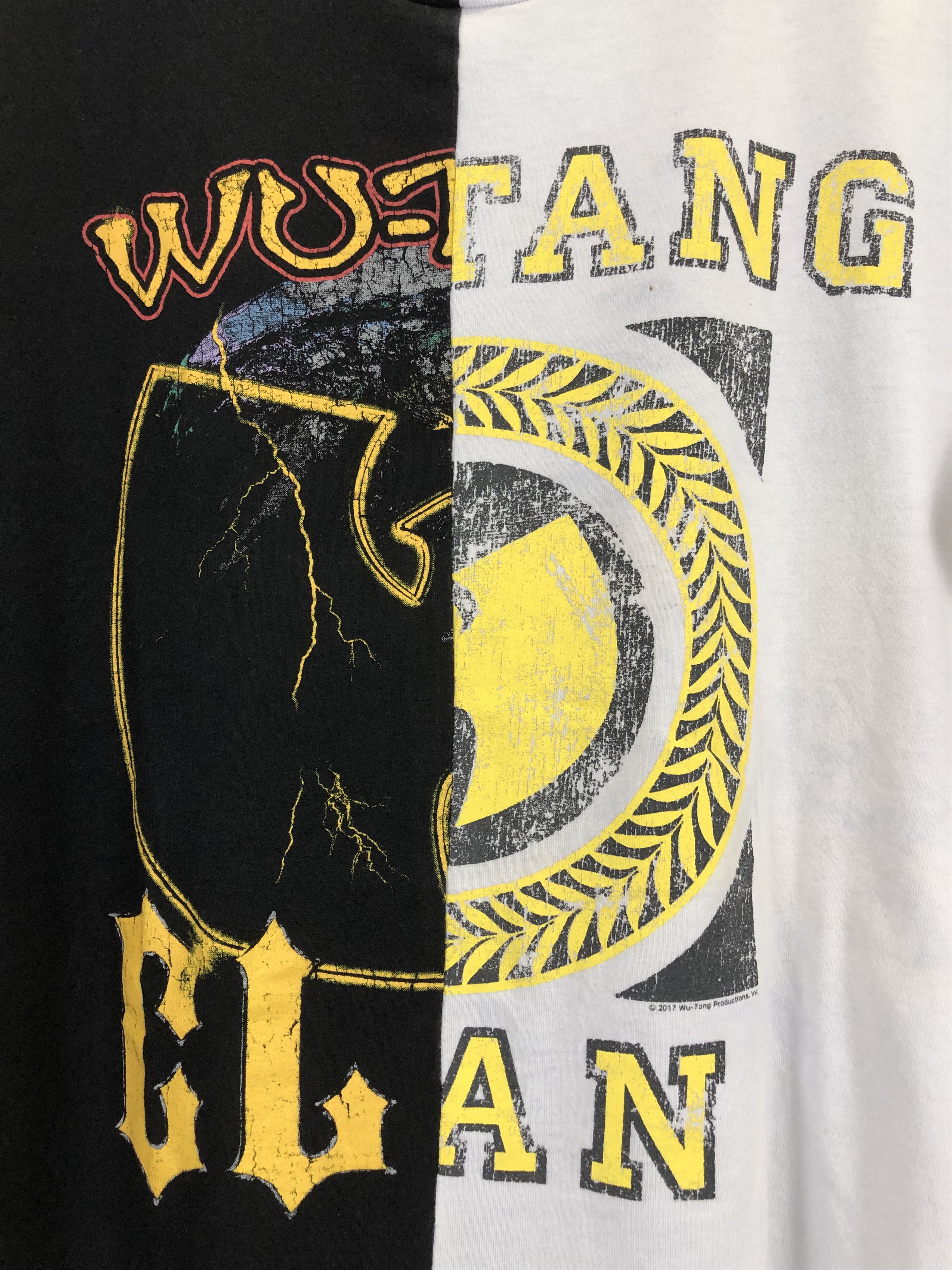 Band Tees × Vintage × Wu-Tang Clan Vintage Wu-Tang Distressed Band Tee TA0375 Size US L / EU 52-54 / 3 - 9 Thumbnail