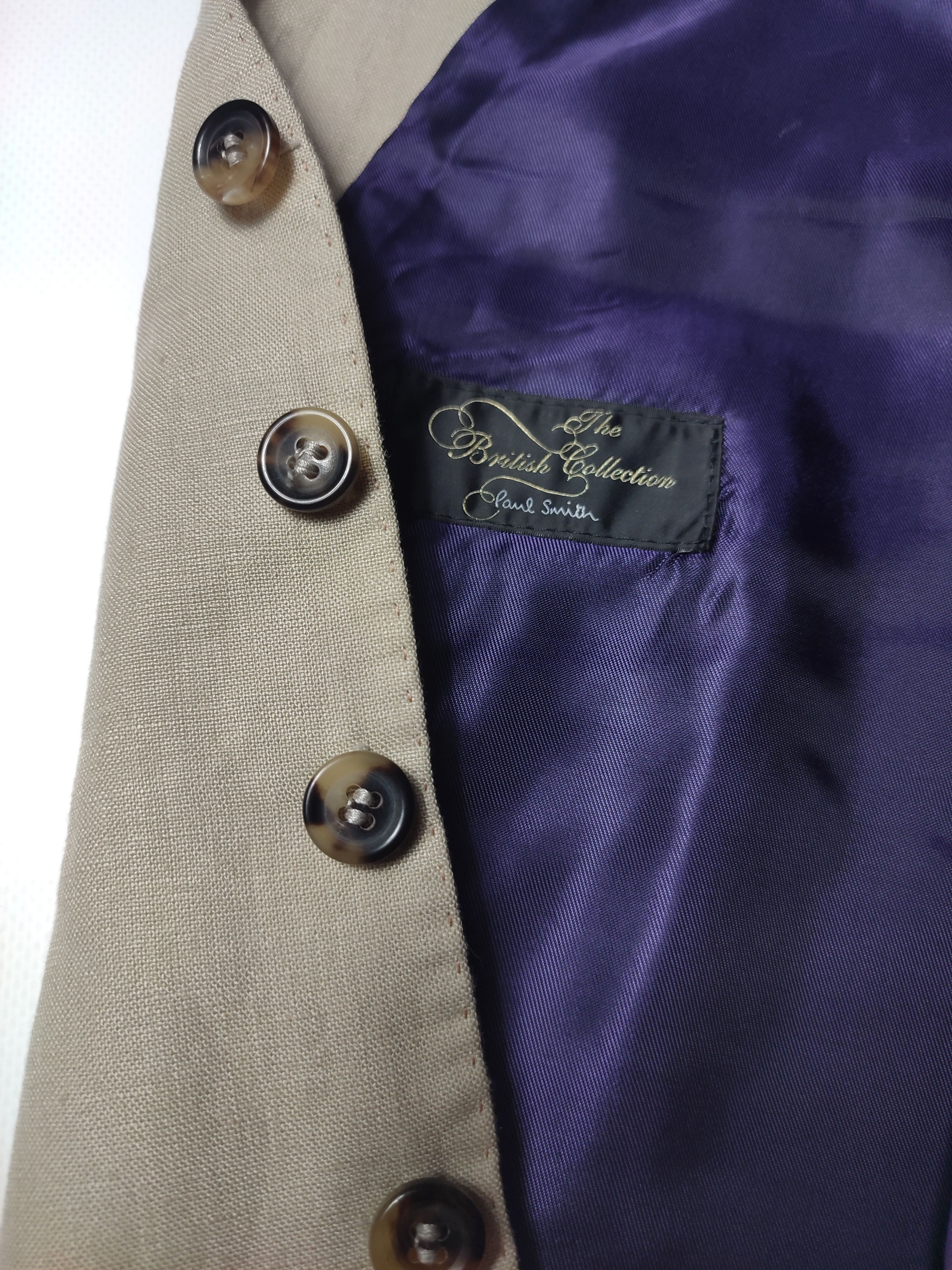 Paul Smith Paul Smith Linen British Collection Tailor Vest Size 38R - 8 Thumbnail