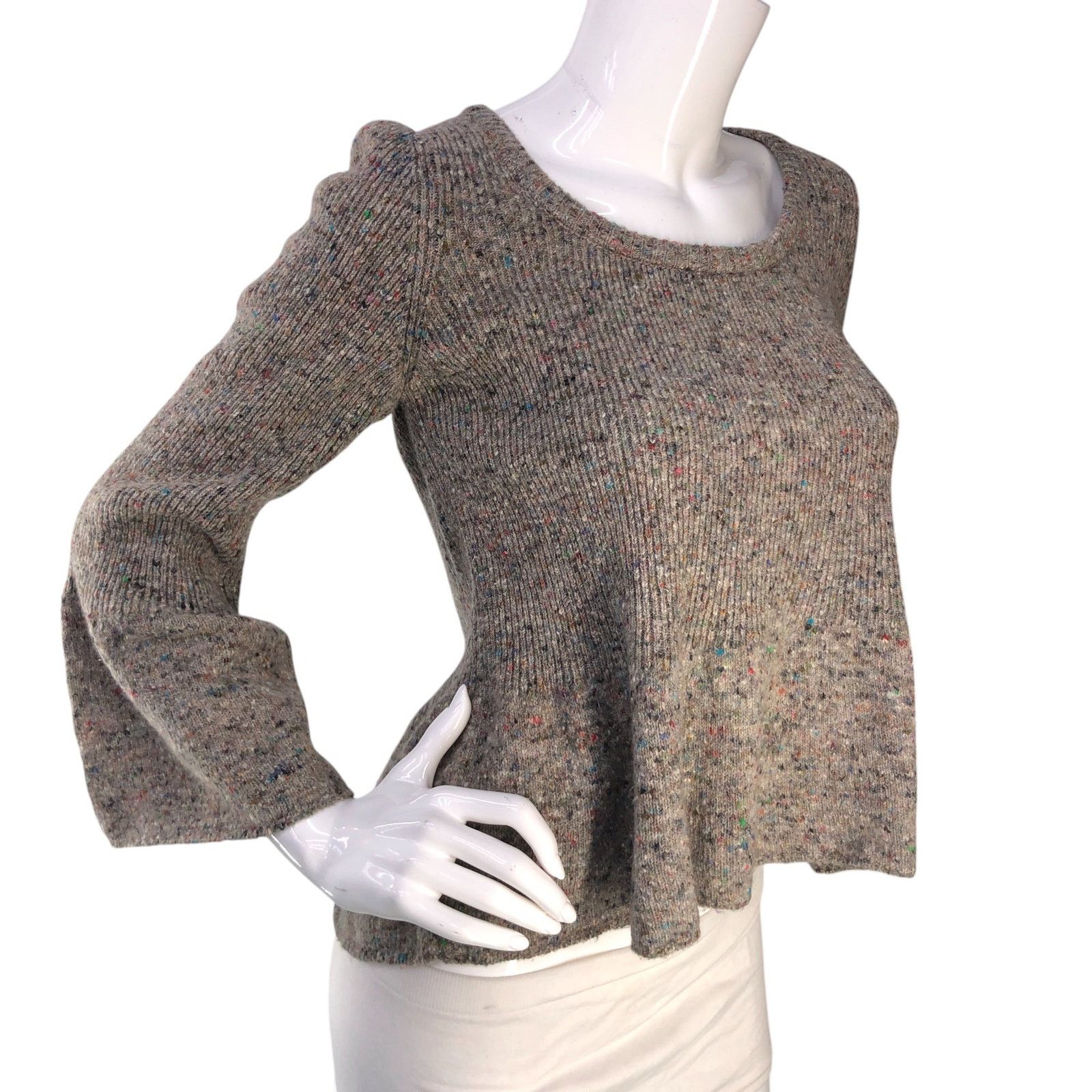Stella McCartney Stella McCartney Size 40 US M Sweater Bell Sleeve Peplum Size M / US 6-8 / IT 42-44 - 10 Thumbnail