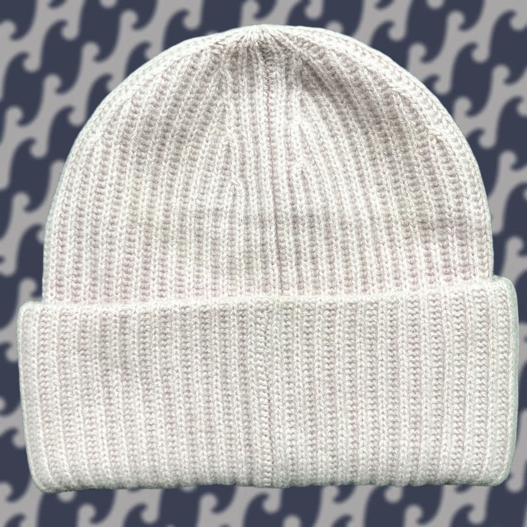 H&M H&M Womens Beanie Hat 100% Cashmere Pink One Size Ribbed Cuffed Knit Solid 2020s Womens Beanie Size ONE SIZE - 1 Thumbnail