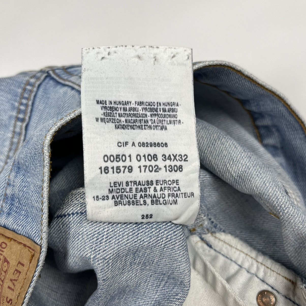 Japanese Brand × Levi's 🔥Vintage 34x32 Levis Denim 501 Made In Usa Jeans pants Size US 34 / EU 50 - 11 Thumbnail