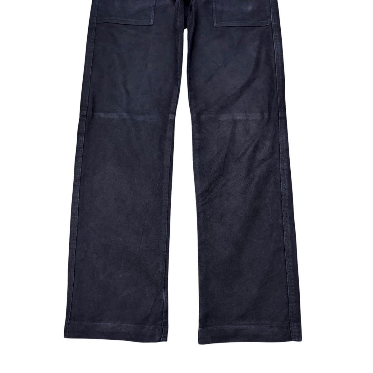 Japanese Brand Moleskin Fatigue Pants Indigo Size US 31 - 6 Thumbnail