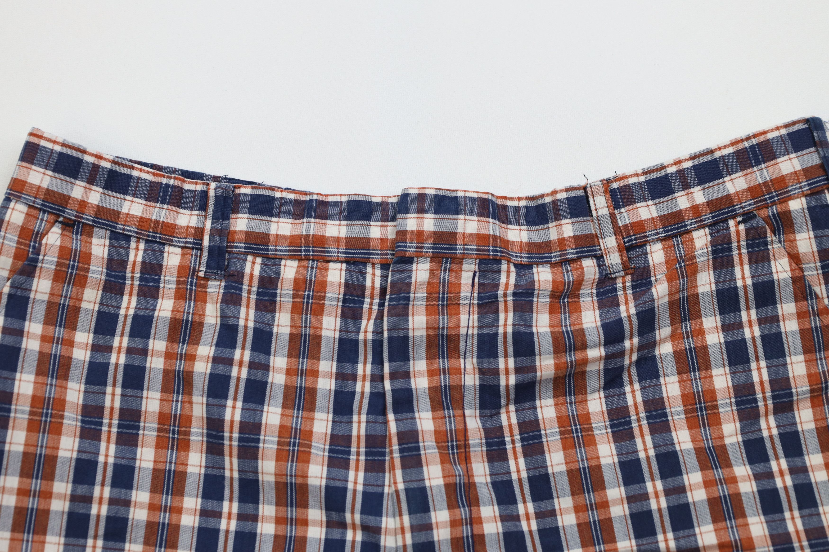 Vintage Vintage 60s Streetwear Above Knee Chino Golf Shorts Plaid Size US 36 / EU 52 - 2 Thumbnail