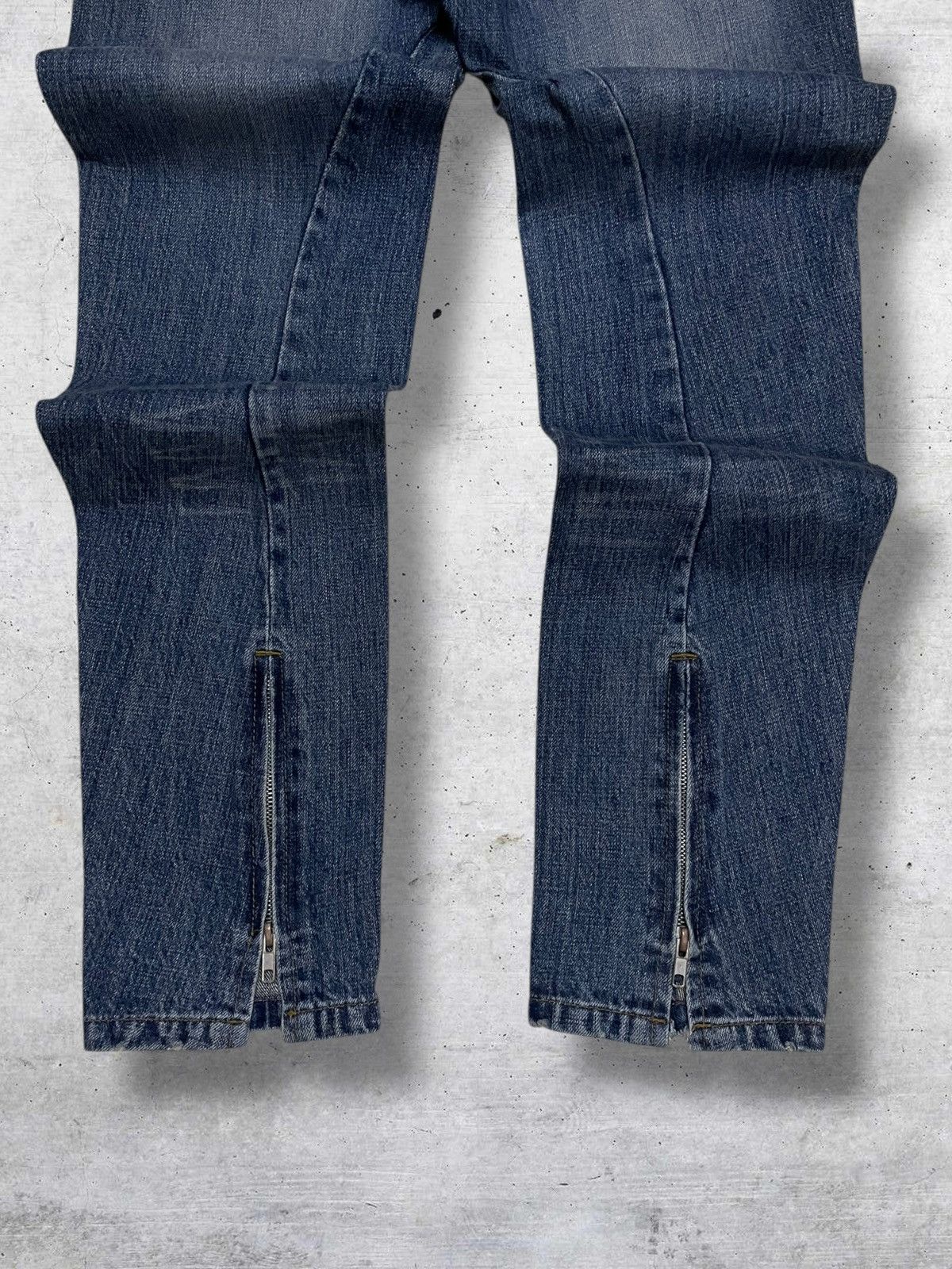 Japanese Brand VINTAGE BIT BLUE JAPAN DESIGNER 90S PUNK BIKERS OG DENIM Size US 29 - 10 Thumbnail