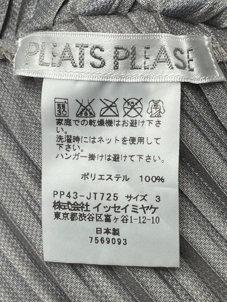 Issey Miyake Issey Miyake size:3 Grey banana leaf pleated dress Size M / US 6-8 / IT 42-44 - 6 Thumbnail