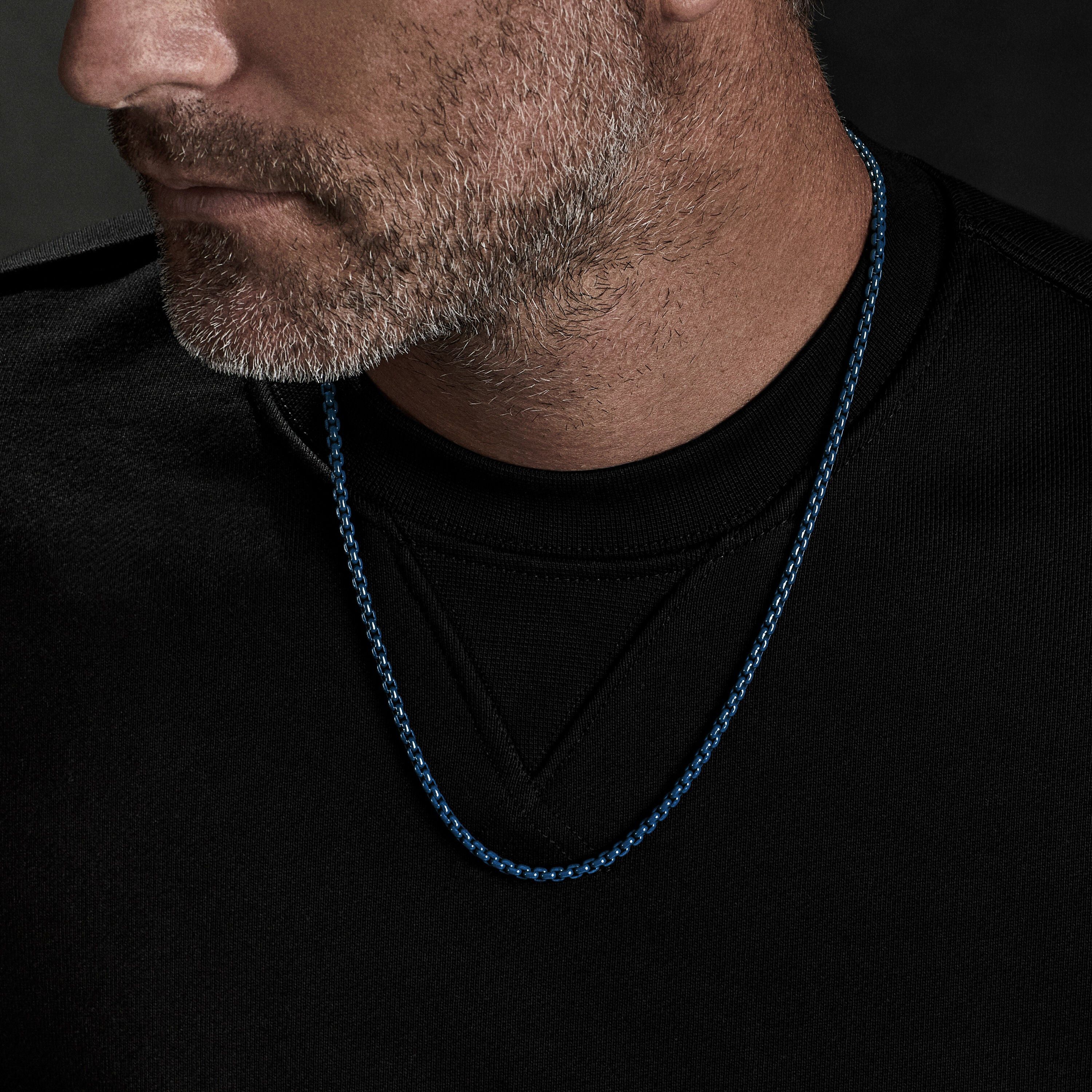 David Yurman o1w1db10526 CH0443M Size:7/Chain Necklace in Silver/Grey Size ONE SIZE - 3 Thumbnail