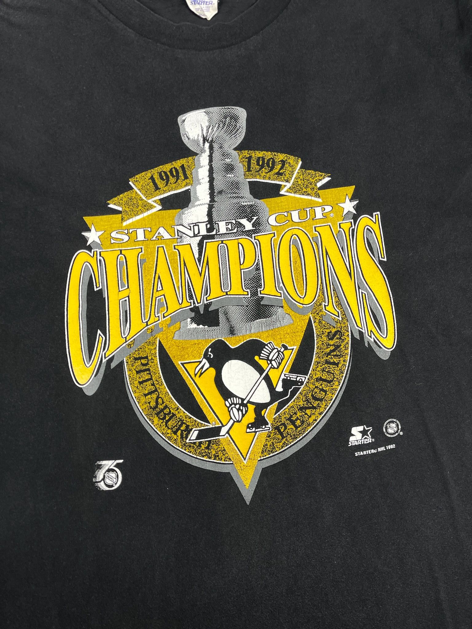 Starter Vintage Pittsburg Penguins NHL Champions Starter Tee Size US XL / EU 56 / 4 - 5 Thumbnail