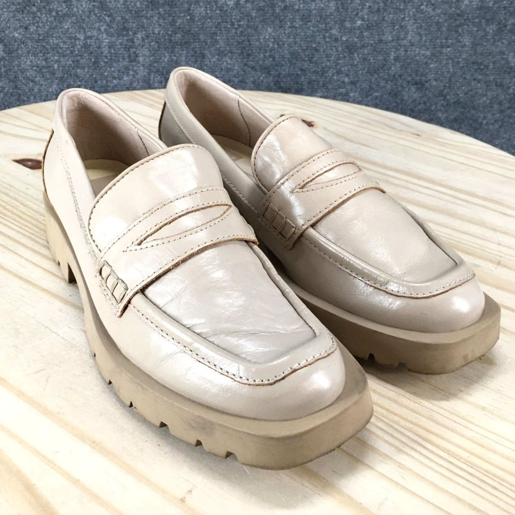 Dolce Vita Dolce Vita Women’s Elias Loafers Beige Slip On Casual Comfort Low Top Shoes Size M / US 6-8 / IT 42-44 - 3 Thumbnail
