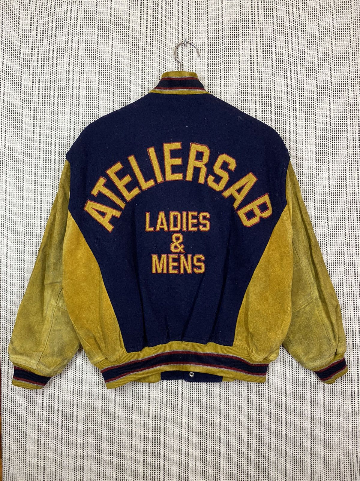 Vintage ‼️TRADITIONAL SPORT CLUB ATELIER VARSITY JACKET WOOL/LEATHER‼️ Size US L / EU 52-54 / 3 - 6 Thumbnail