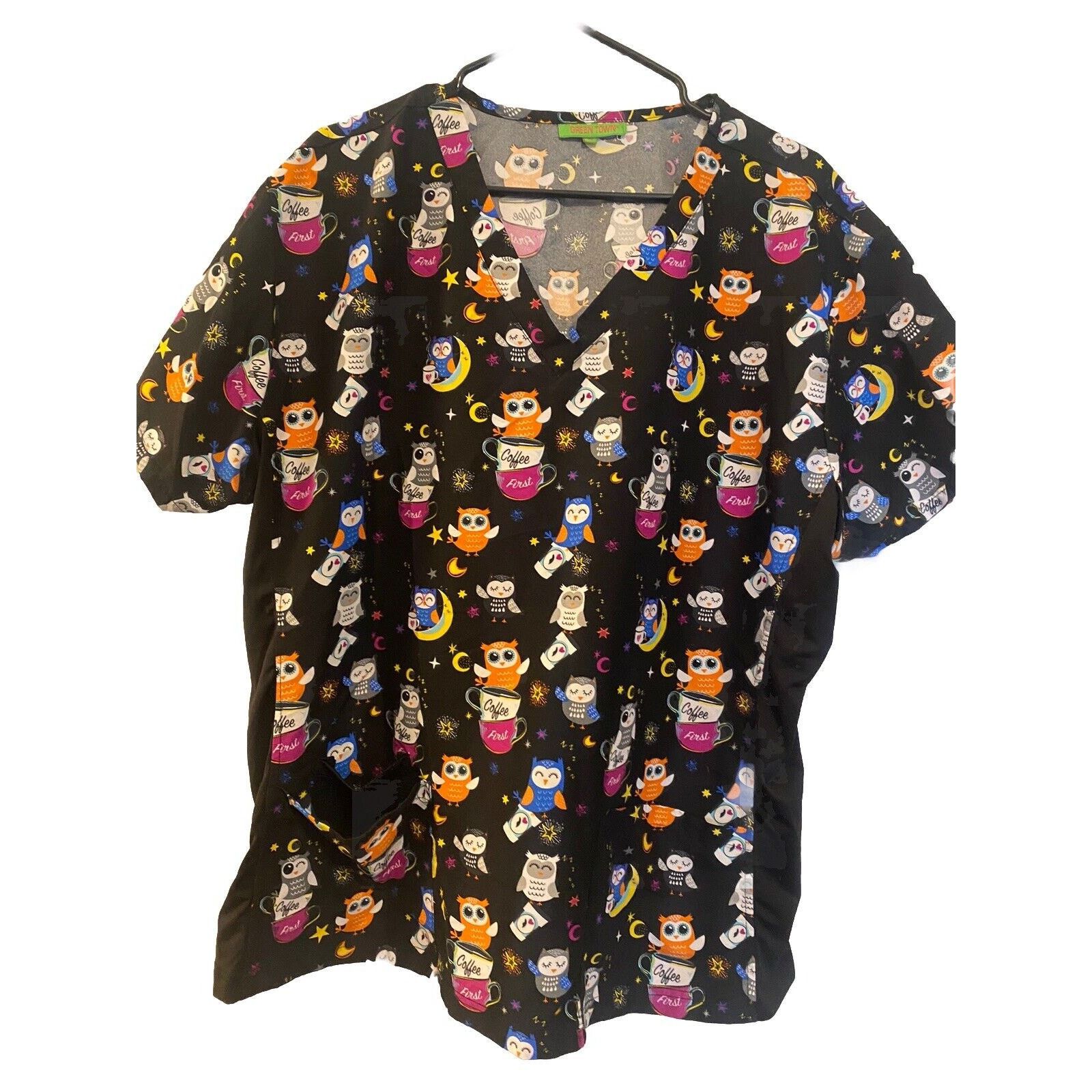 & Other Stories 1 PAIR OF WOMEN'S SILKY UNIFORMS SCRUB TOP STRETCH SIZE 2XL Size XXL / US 16-18 / IT 52-54 - 5 Thumbnail