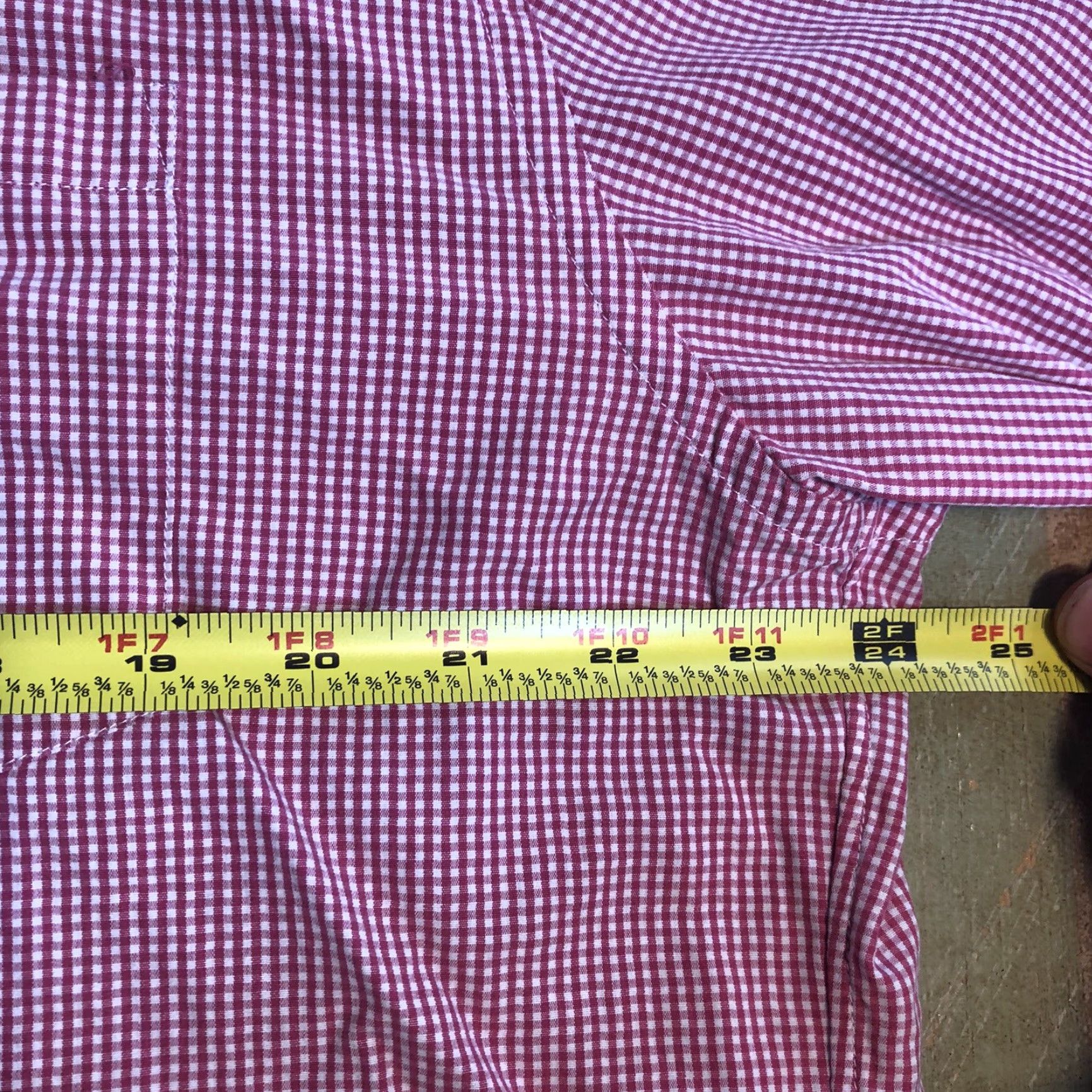 J.Crew J.CREW Shirt Men's Long Sleeve Button-Down Check Pattern Red & White Size XL Size US XL / EU 56 / 4 - 6 Thumbnail