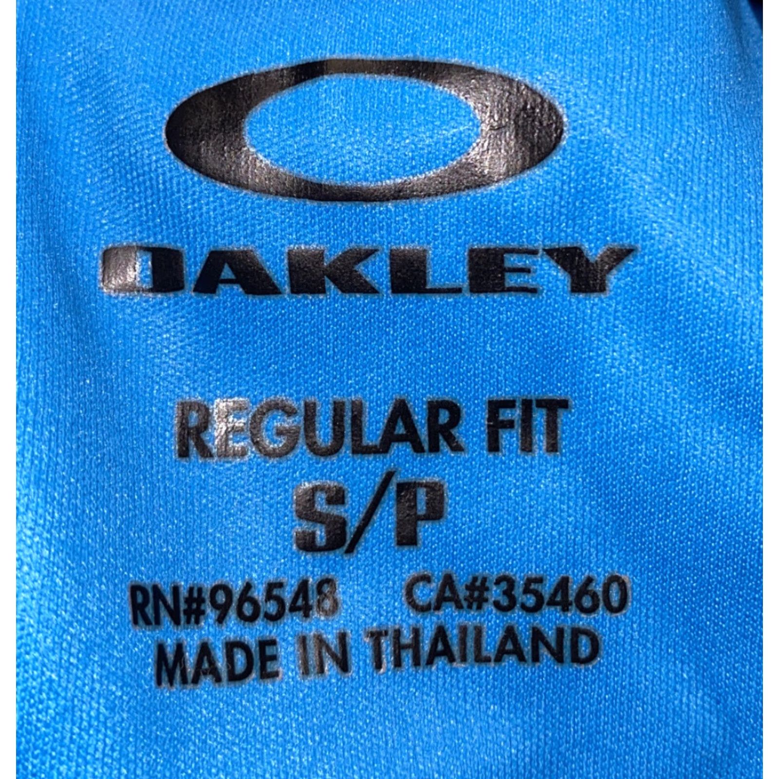 Oakley Oakley Polo Shirt Golf Short Sleeve Regular Fit Size S Blue Polyester Mens Size US S / EU 44-46 / 1 - 5 Thumbnail